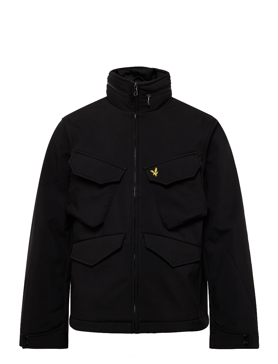 Lyle & Scott - Softshell Field Jacket - herbstjacken - jet black - 1