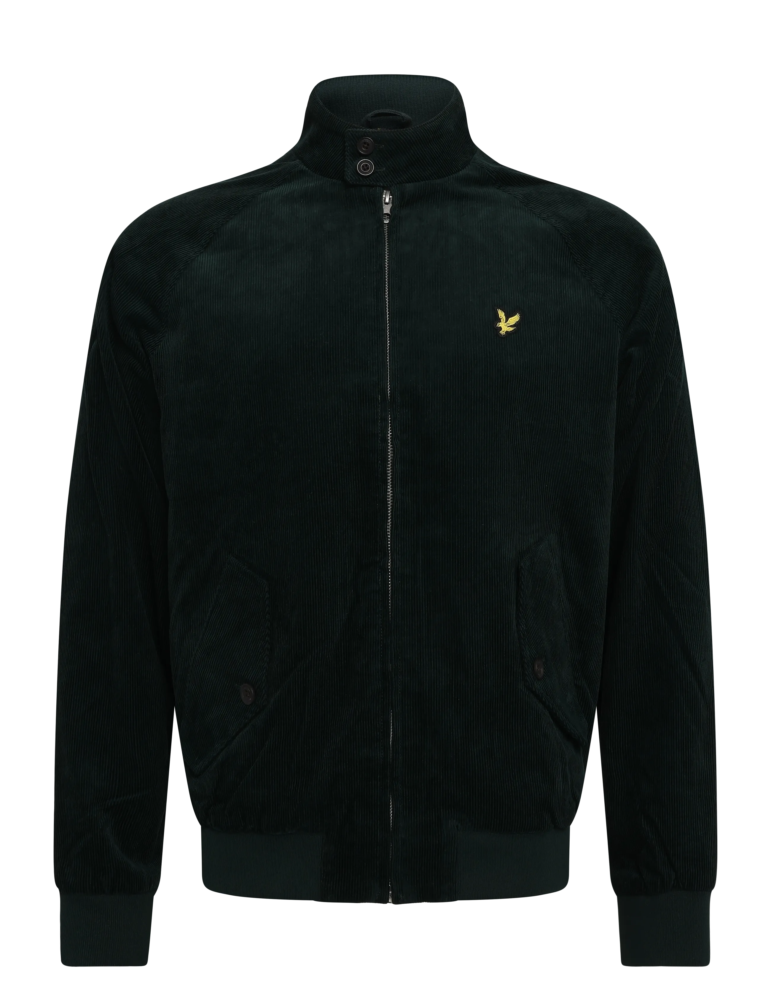 Lyle & Scott Corduroy Harrington Jacket - Joped - DARKEST GREEN / green