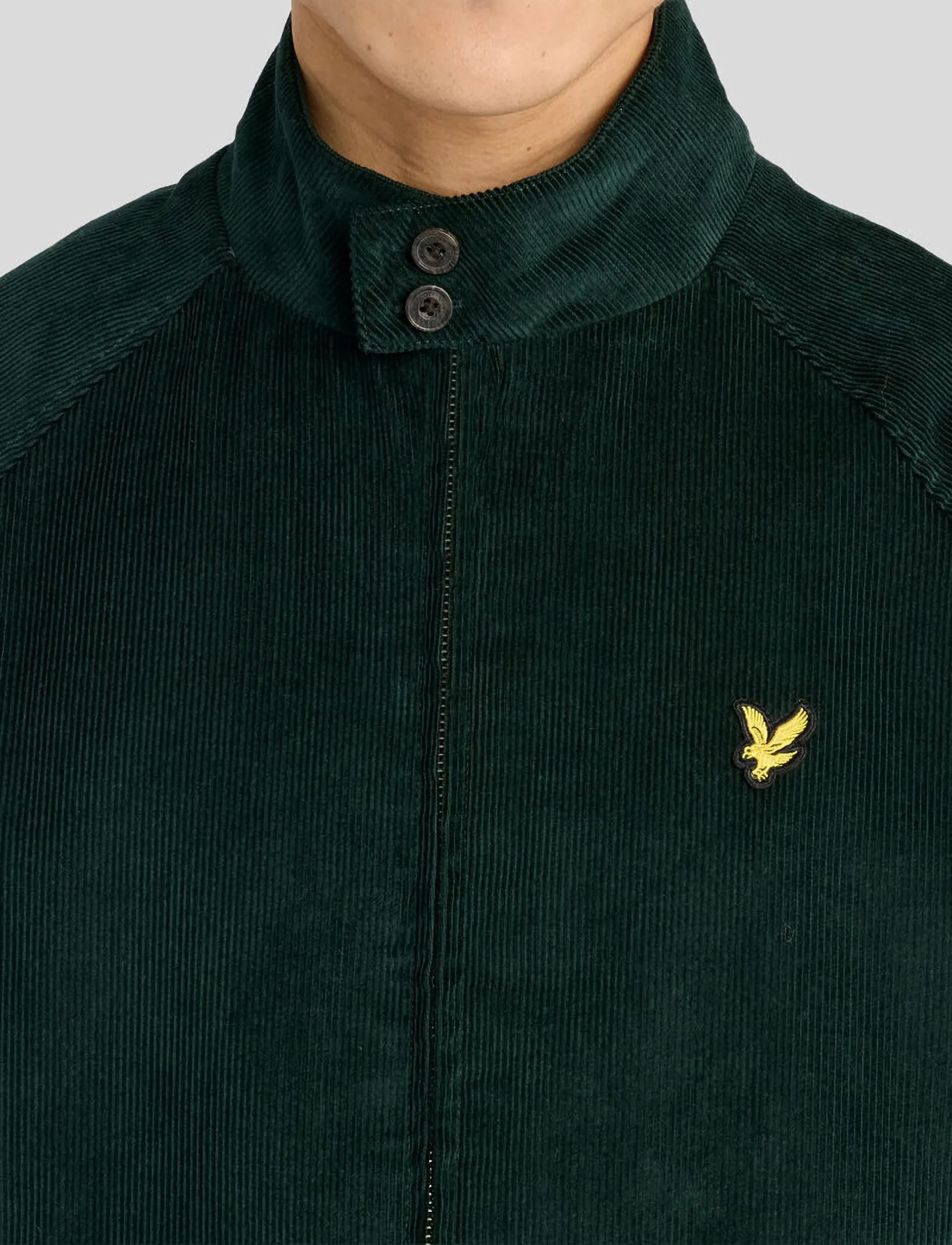 Lyle & Scott - Corduroy Harrington Jacket - rudens jakas - darkest green - 5