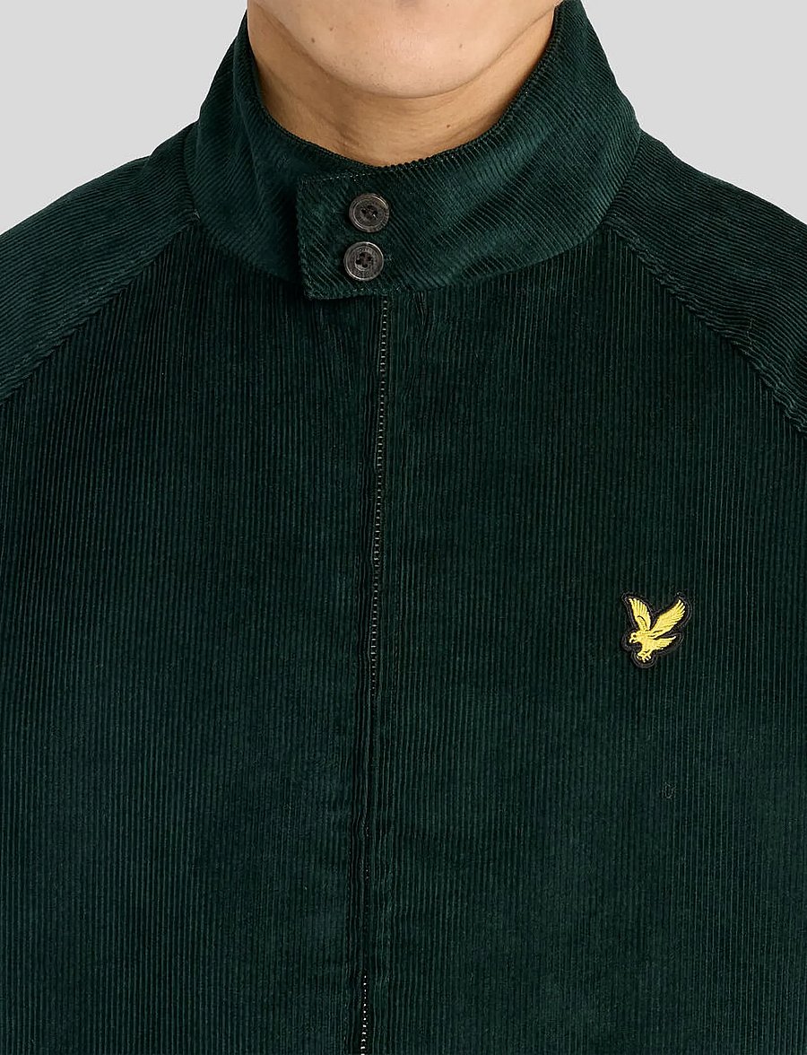 Lyle & Scott - Corduroy Harrington Jacket - rudens jakas - darkest green - 5