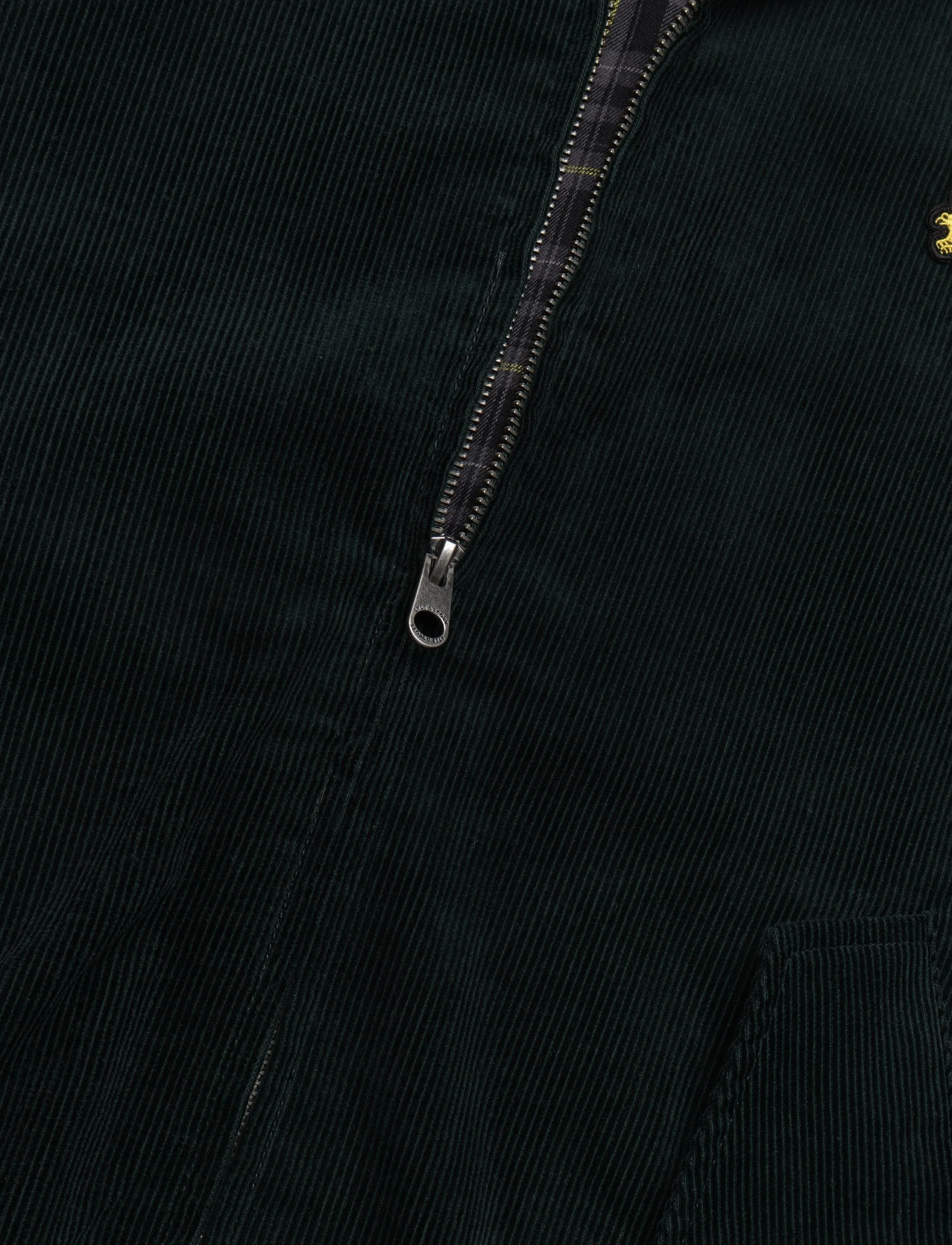 Lyle & Scott - Corduroy Harrington Jacket - frühlingsjacken - darkest green - 3