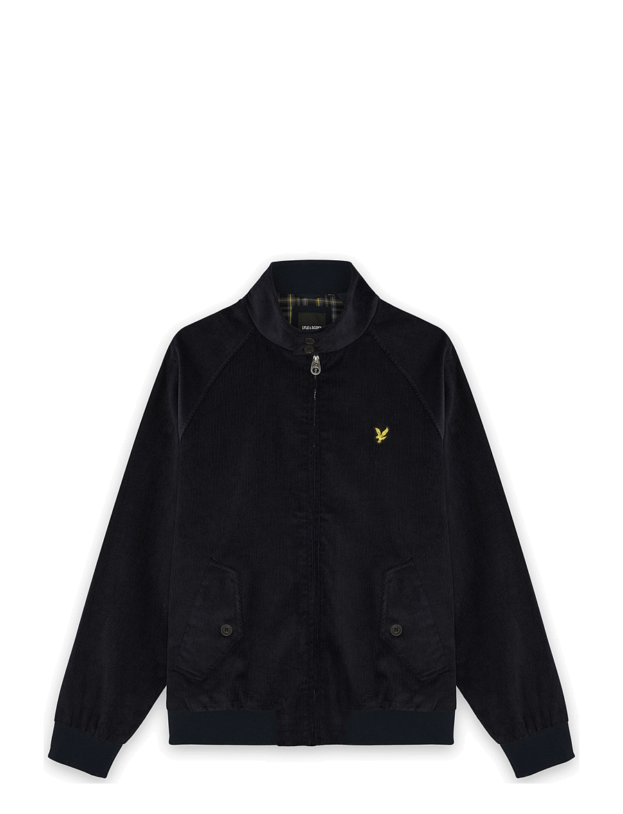 Lyle & Scott - Corduroy Harrington Jacket - frühlingsjacken - dark navy - 0