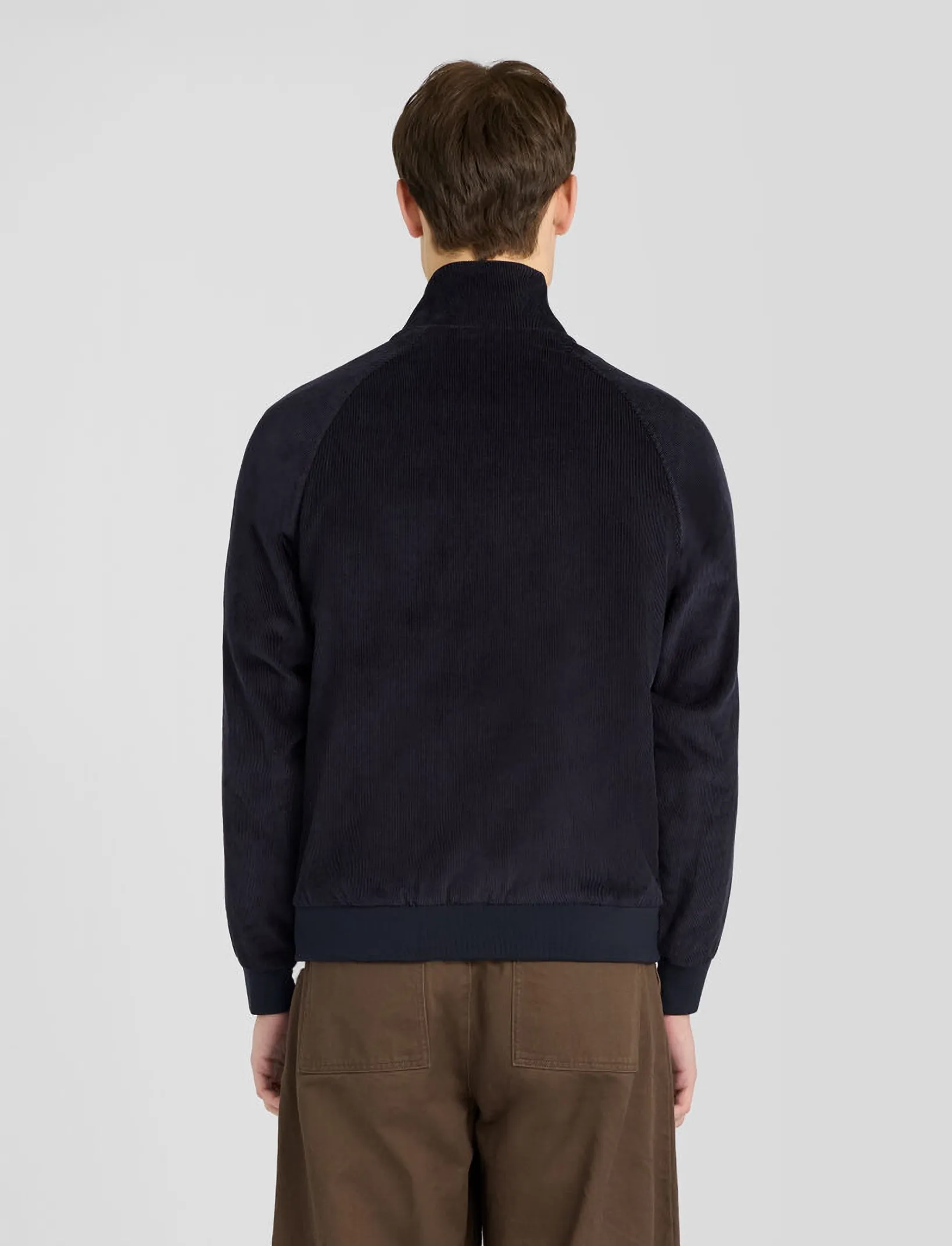 Lyle & Scott - Corduroy Harrington Jacket - fall jackets - dark navy - 3