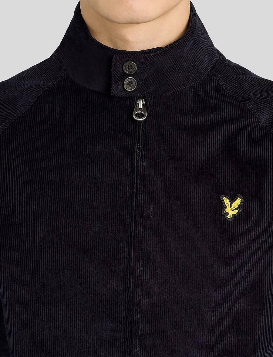 Lyle & Scott - Corduroy Harrington Jacket - fall jackets - dark navy - 5