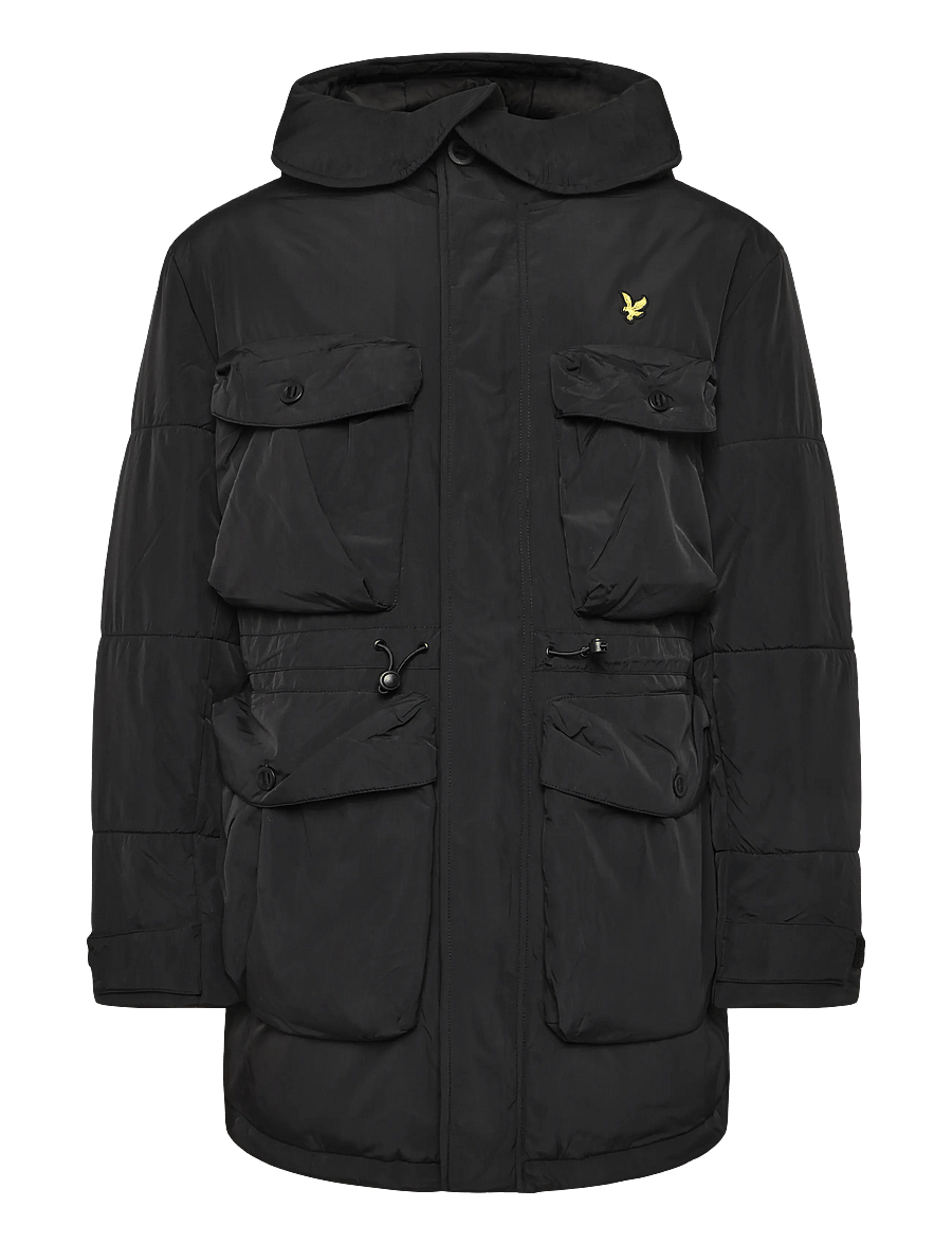 Lyle & Scott - Wadded Field Parka - parkad - jet black - 0