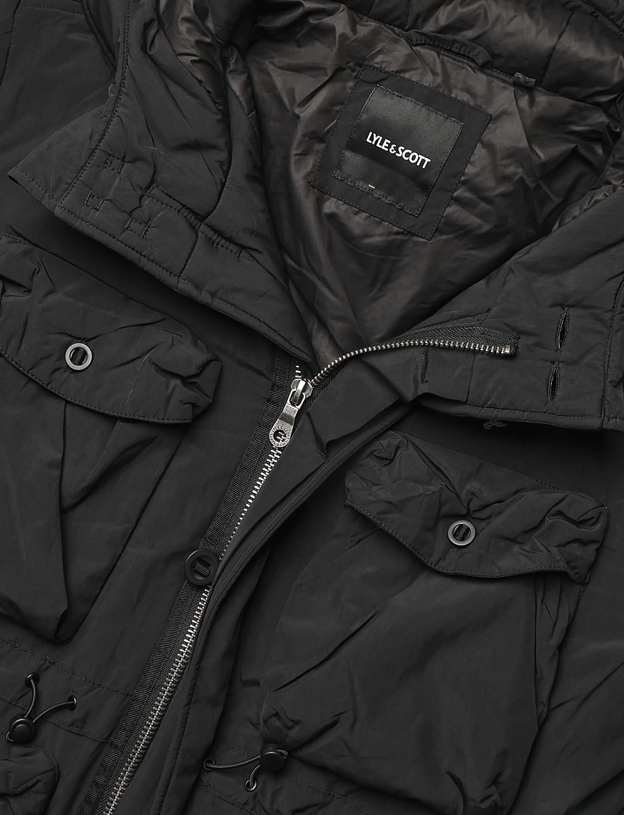 Lyle & Scott - Wadded Field Parka - parkad - jet black - 2