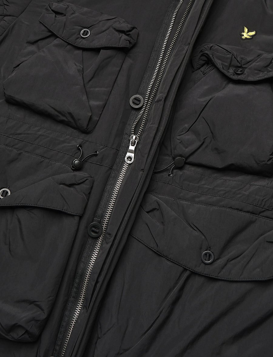 Lyle & Scott - Wadded Field Parka - parkad - jet black - 4