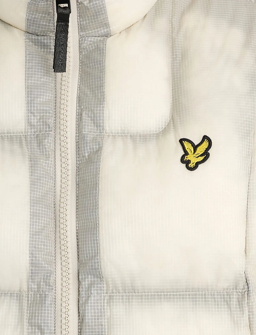 Lyle & Scott - Translucent Puffer Gilet - putty - 5