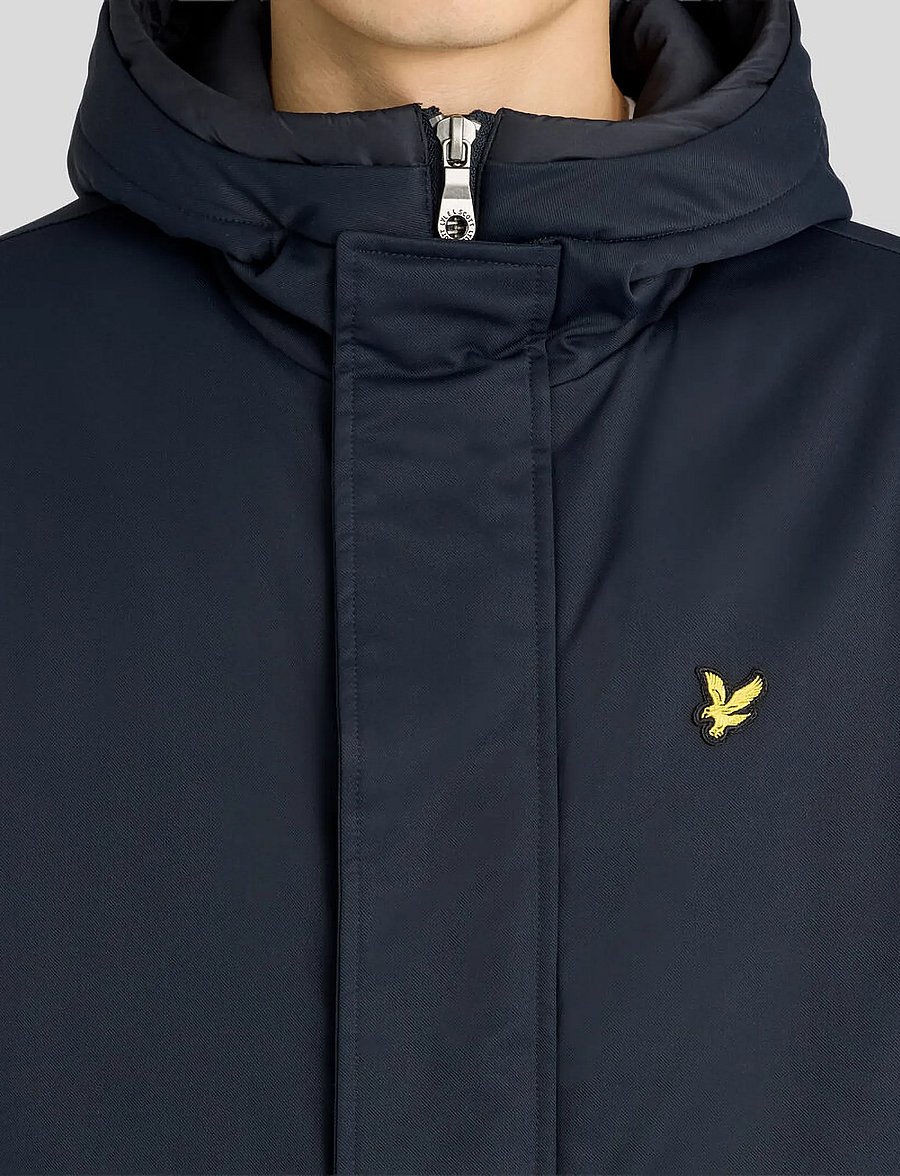 Lyle & Scott - Padded Fishtail Parka - vinterjackor - dark navy - 5