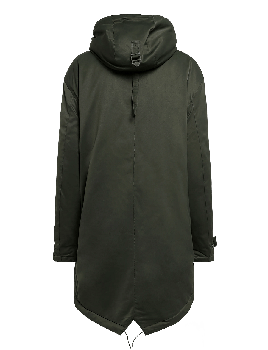 Lyle & Scott - Padded Fishtail Parka - parkad - deep depths - 2
