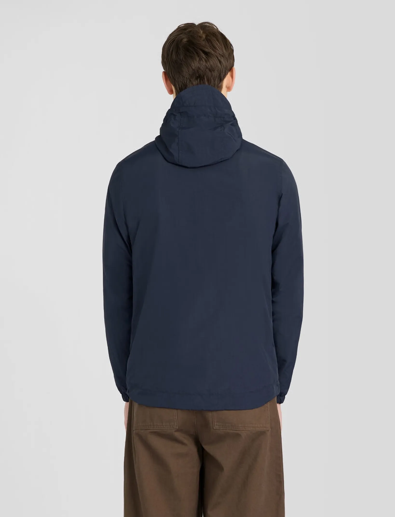 Lyle & Scott - Contrast Zip Through Hooded Jacket - höstjackor - dark navy/white - 3