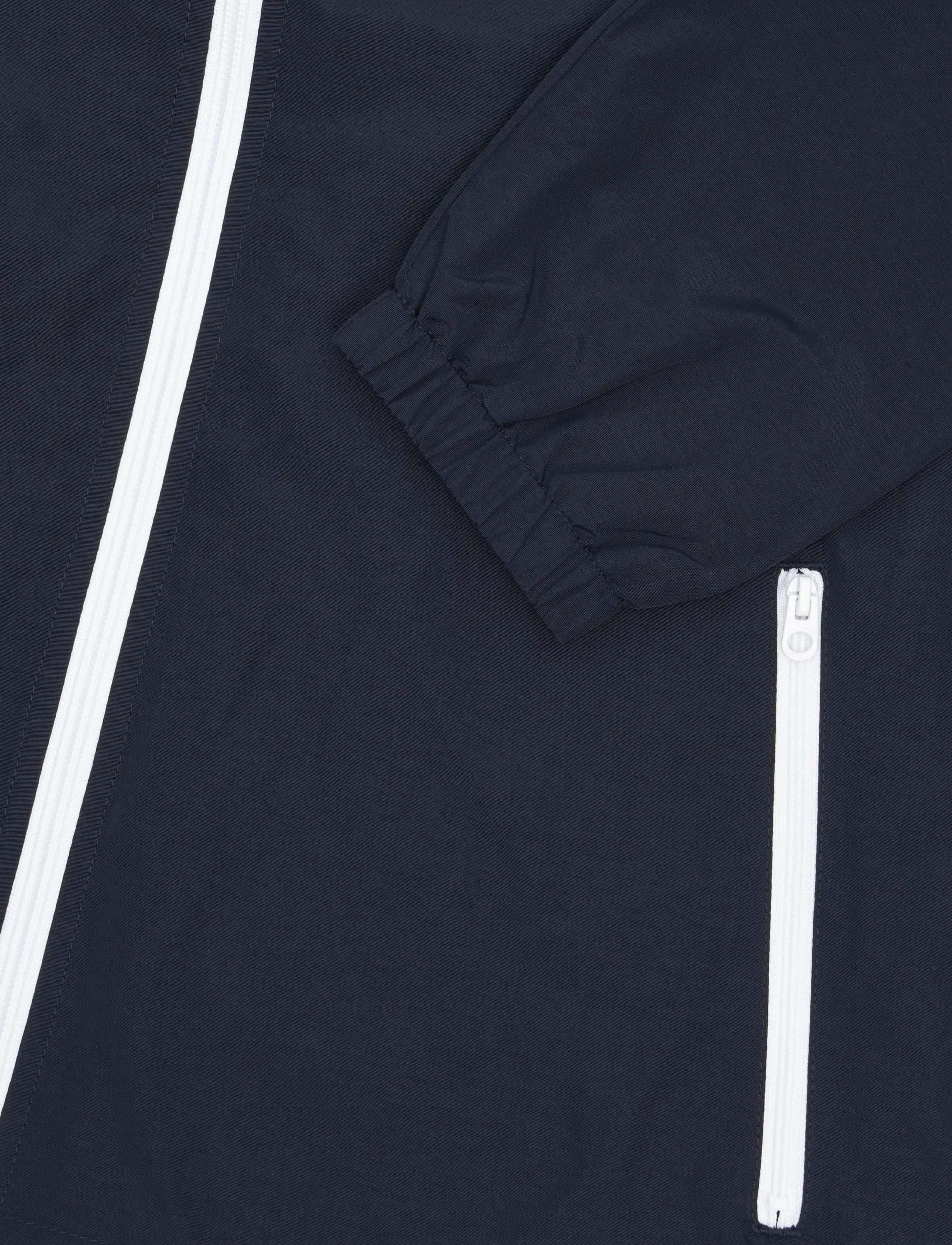 Lyle & Scott - Contrast Zip Through Hooded Jacket - kevadjoped - dark navy/white - 3