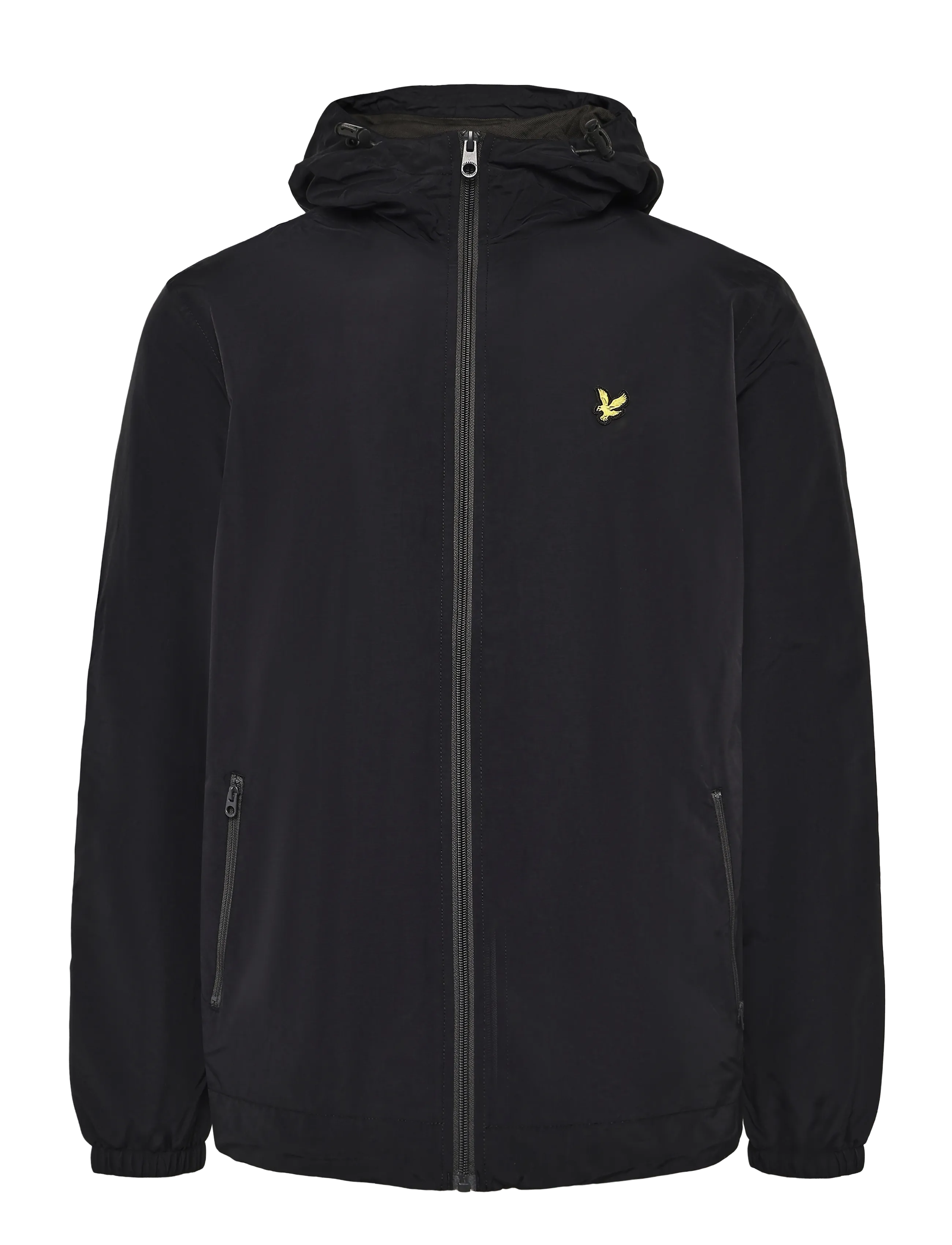 Lyle & Scott Contrast Zip Through Hooded Jacket - Spring jackets - JET BLACK/GUNMETAL / black