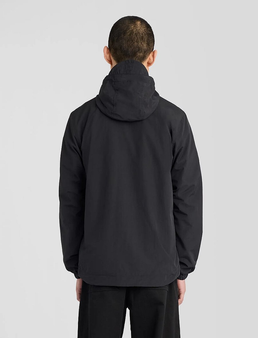 Lyle & Scott - Contrast Zip Through Hooded Jacket - höstjackor - jet black/gunmetal - 3