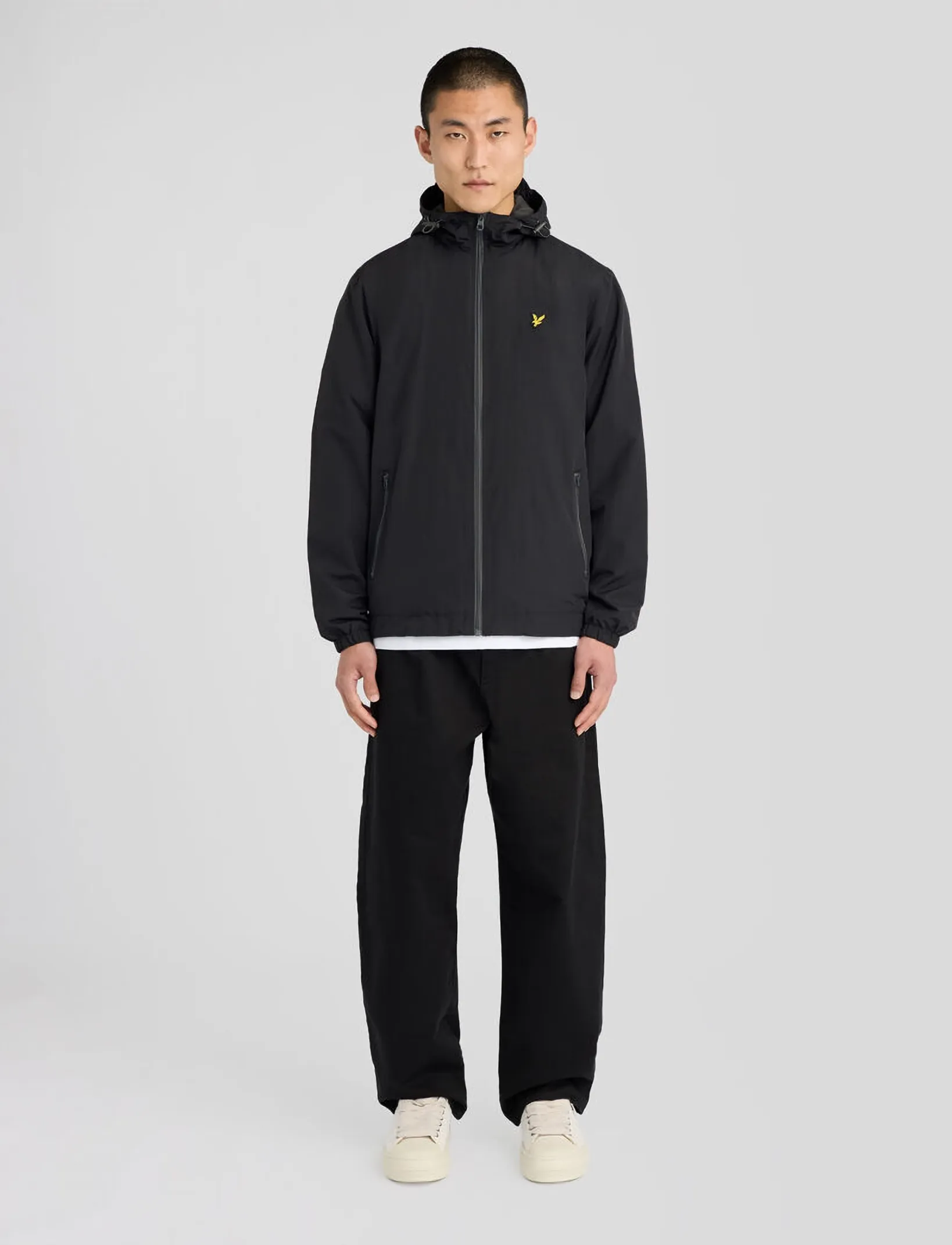 Contrast Zip Through Hooded Jacket 3