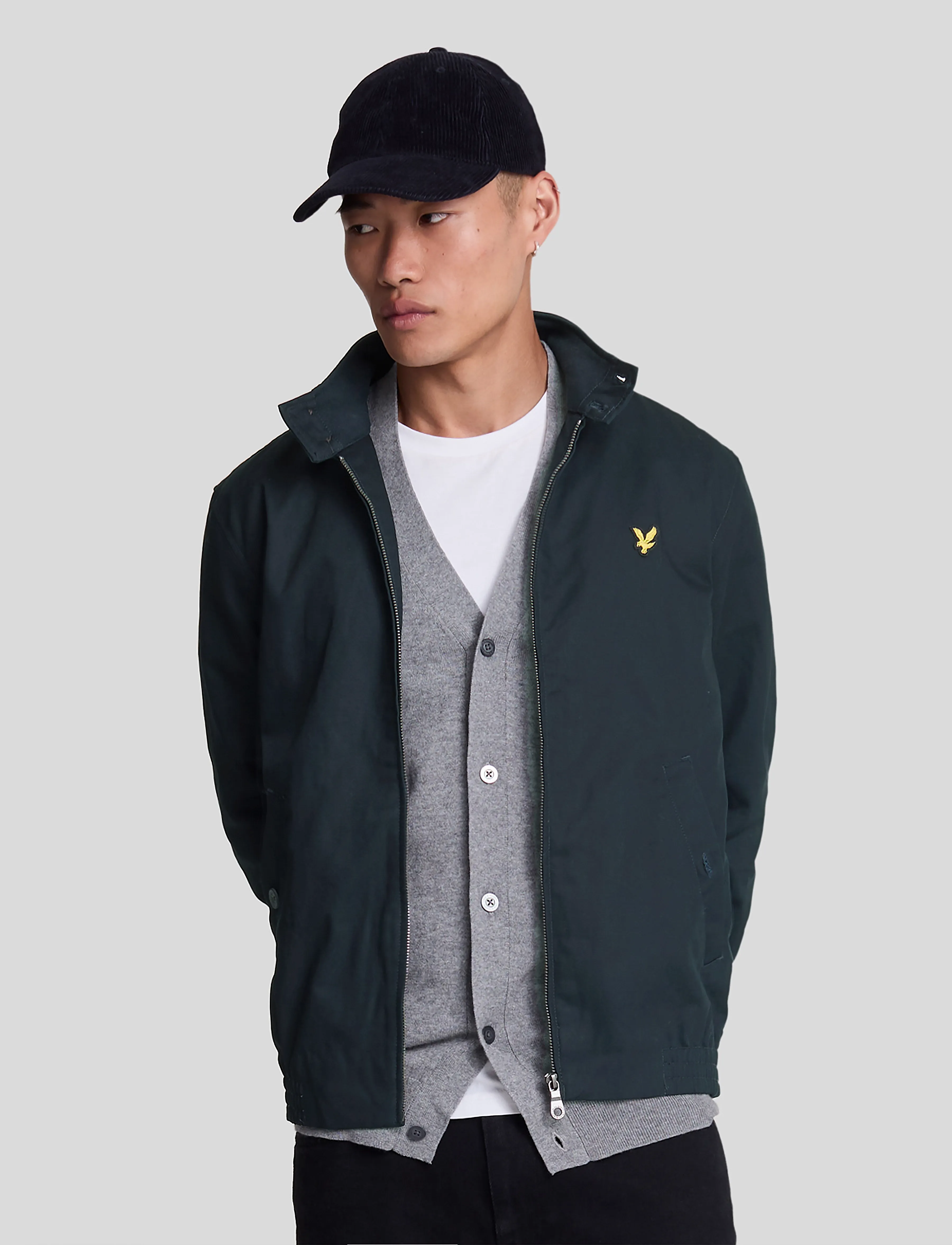 Lyle & Scott Harrington Jacket, XS, Jackets, Marineblau - Bomber Männerswear