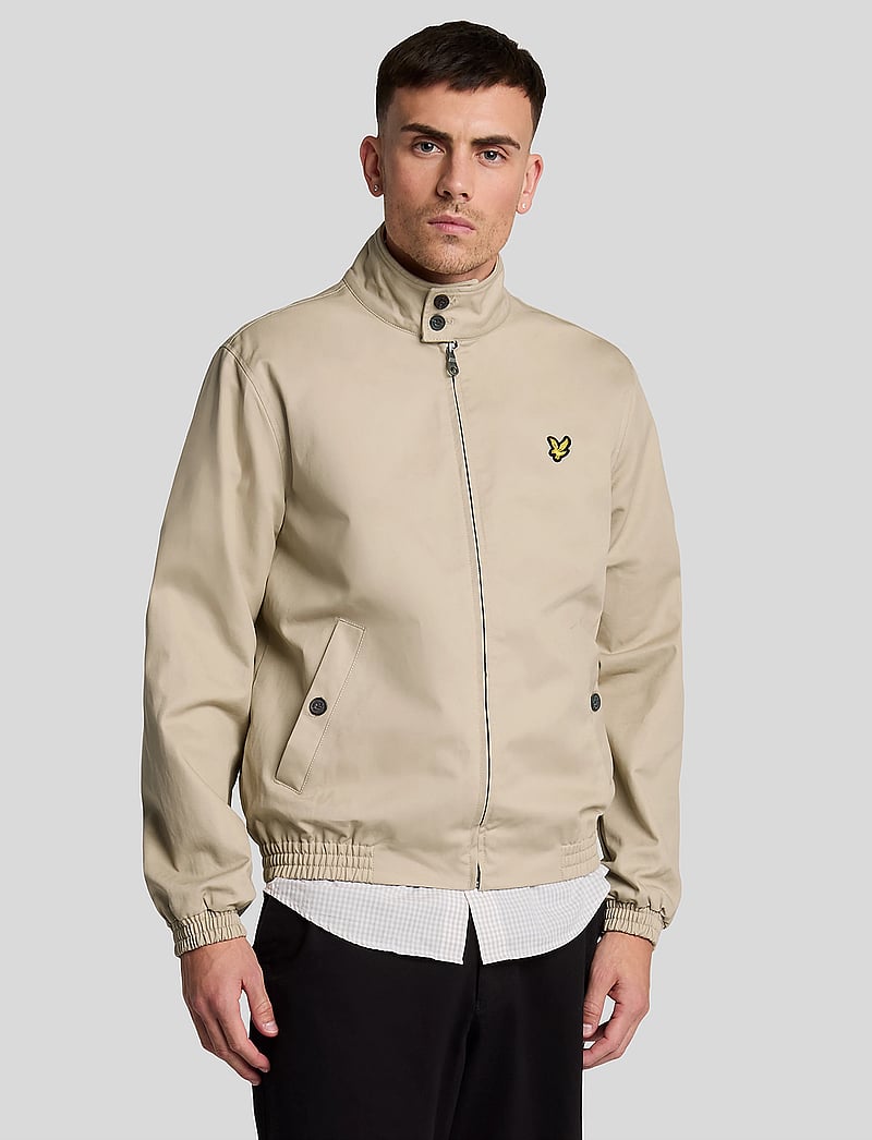 Lyle & Scott - Harrington jacket - fall jackets - stone - 0