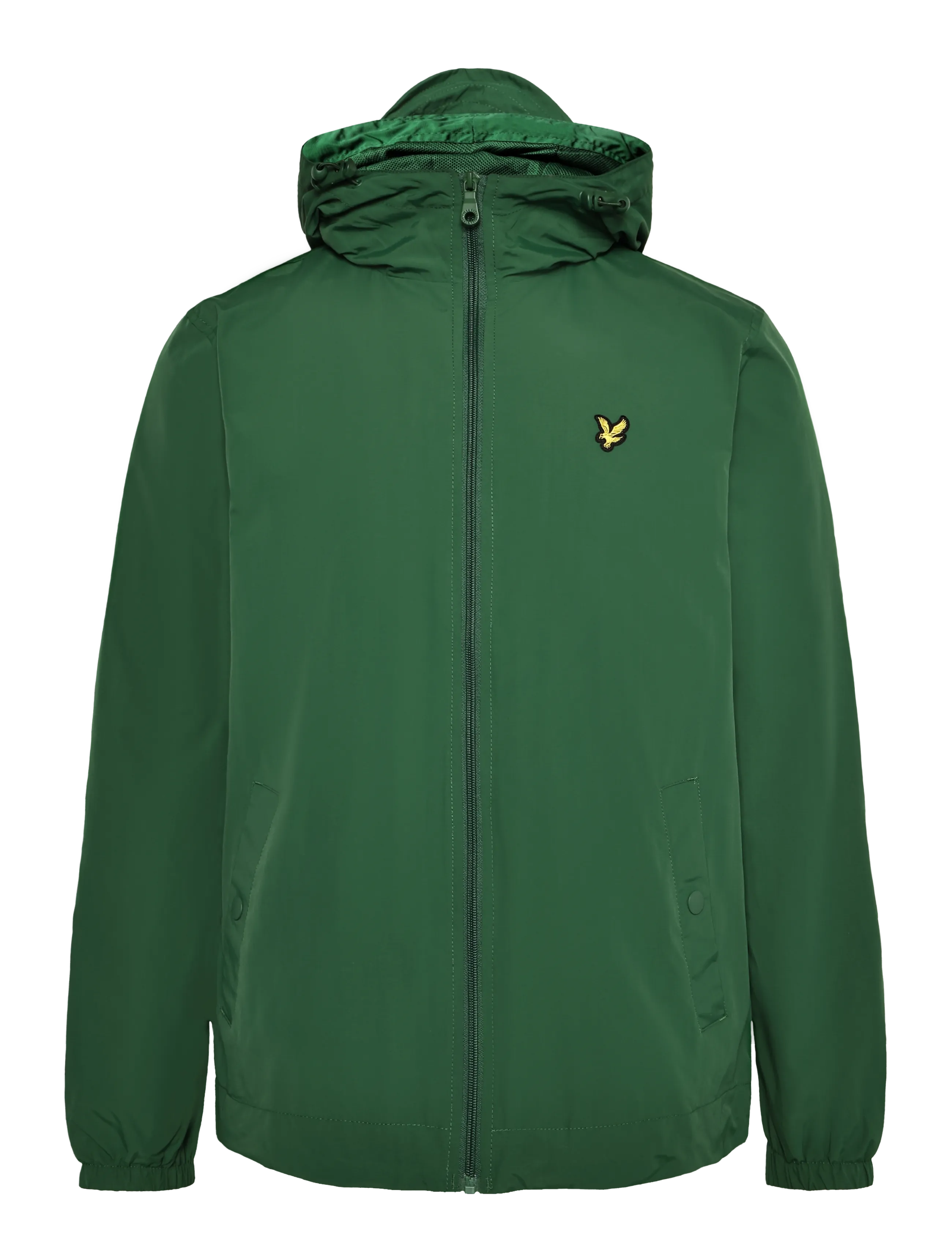 Lyle & Scott Zip Through Hooded Jacket, S, Jackets, Grün - Light Männerswear