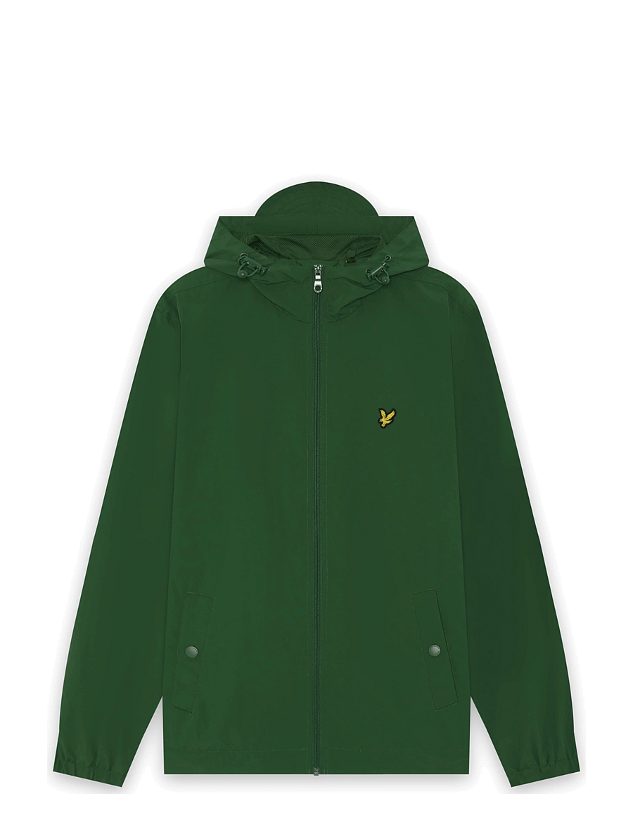 Lyle & Scott - Zip Through Hooded Jacket - forårsjakker - clover green - 0