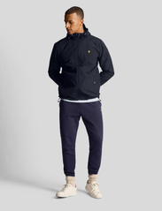 Lyle & Scott - Zip Through Hooded Jacket - forårsjakker - dark navy - 4