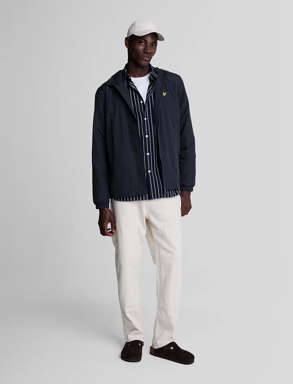 Lyle & Scott - Zip Through Hooded Jacket - efterårsjakker - dark navy - 5