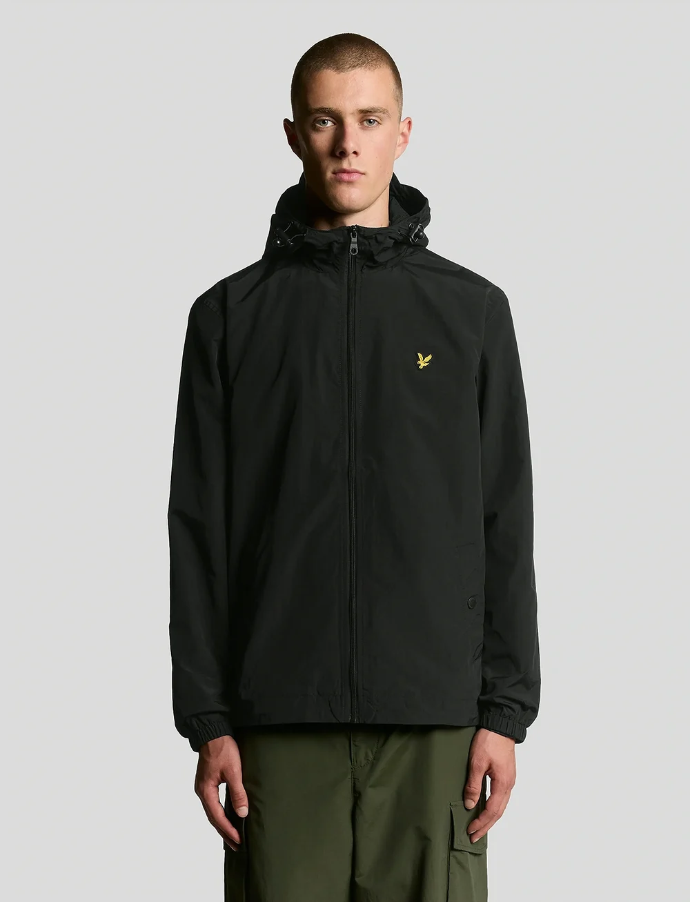 Lyle & Scott - Zip Through Hooded Jacket - herbstjacken - jet black - 0