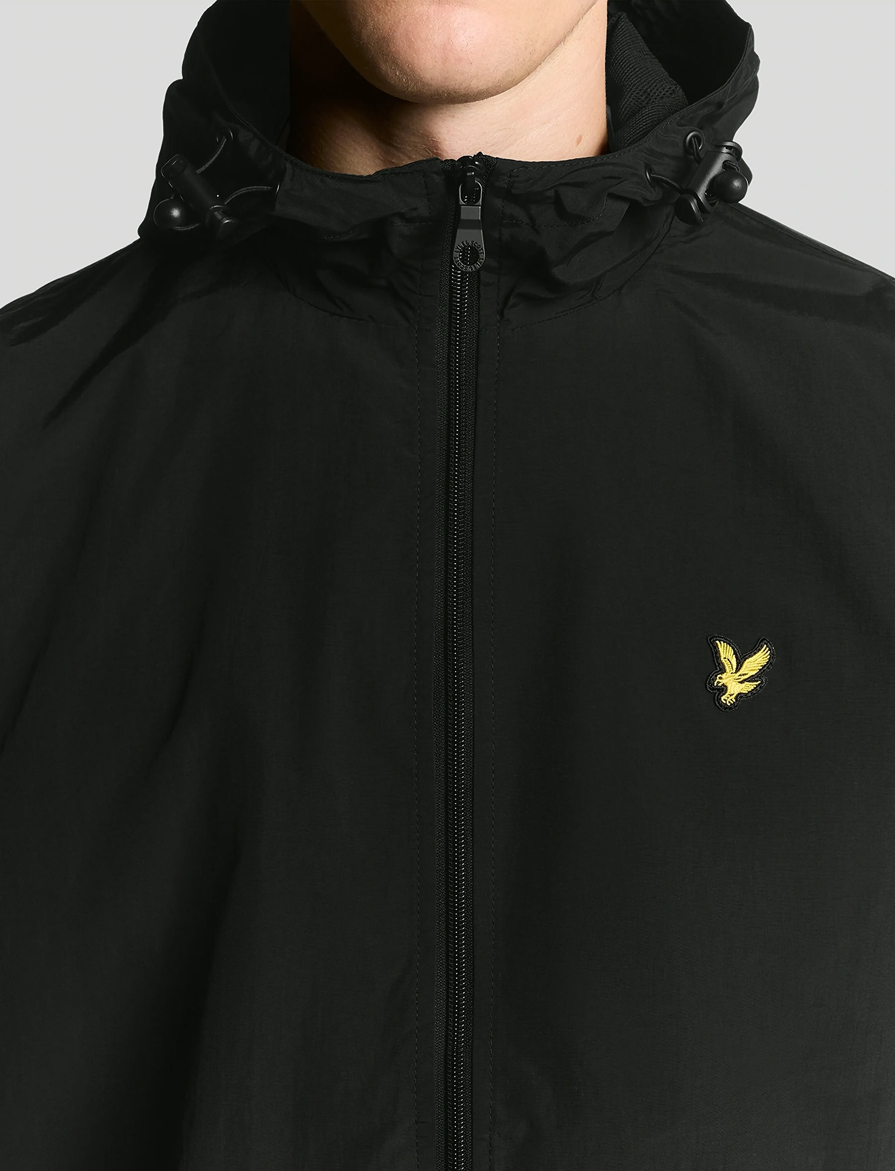Lyle & Scott - Zip Through Hooded Jacket - vårjackor - jet black - 5