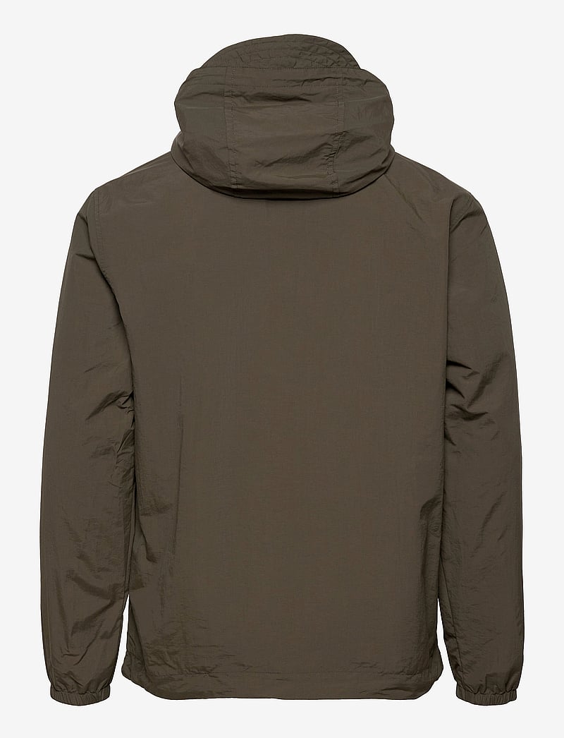 Lyle & Scott - Zip Through Hooded Jacket - forårsjakker - w485 olive - 2