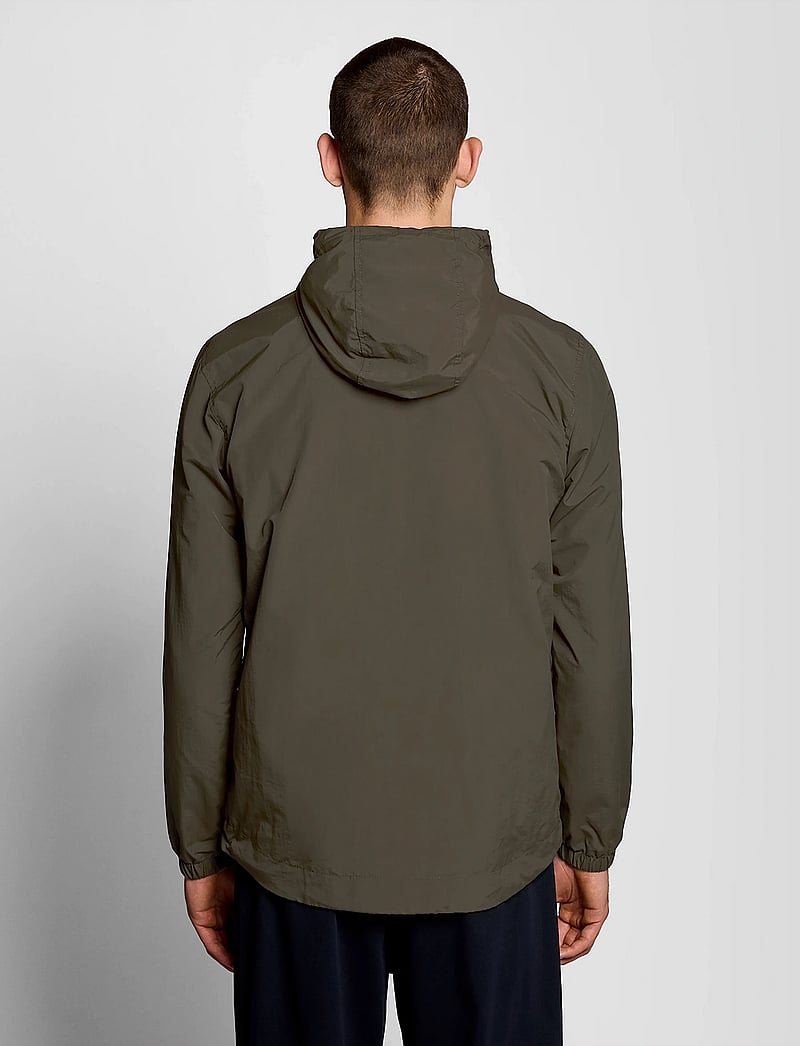 Lyle & Scott - Zip Through Hooded Jacket - forårsjakker - w485 olive - 3