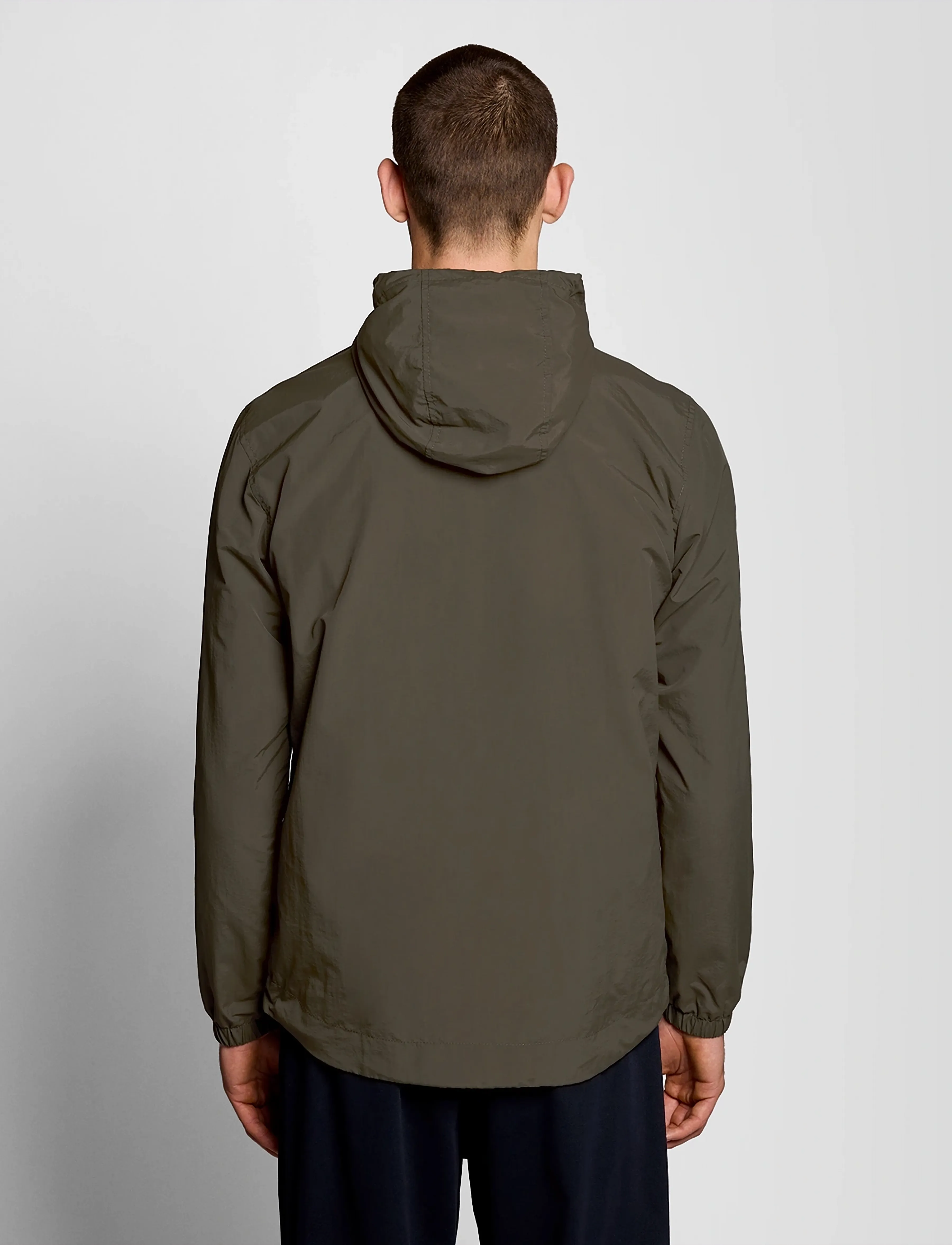 Lyle & Scott - Zip Through Hooded Jacket - forårsjakker - w485 olive - 3