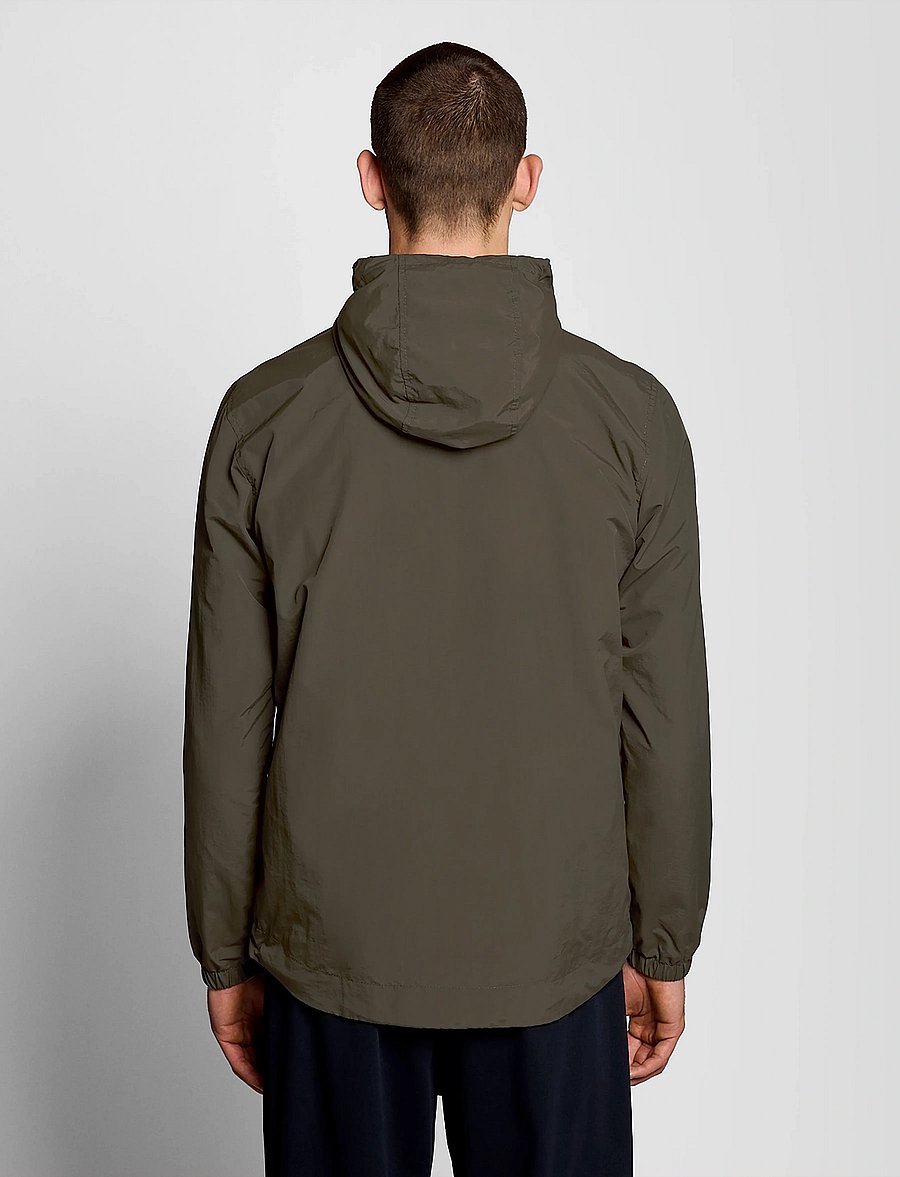Lyle & Scott - Zip Through Hooded Jacket - forårsjakker - w485 olive - 3