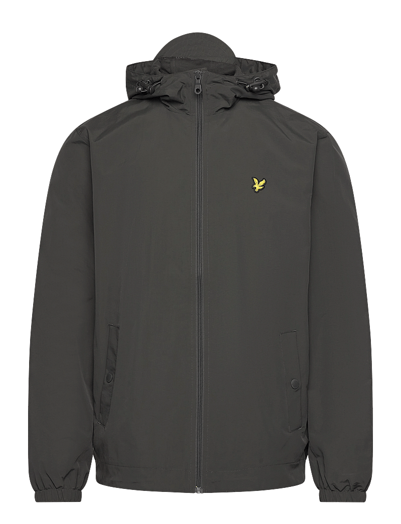 Lyle & Scott - Zip Through Hooded Jacket - fall jackets - w635 gunmetal - 1