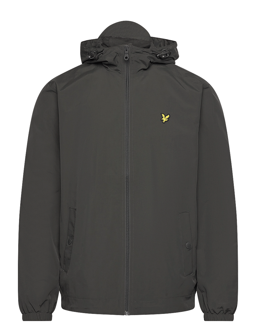 Lyle & Scott - Zip Through Hooded Jacket - frühlingsjacken - w635 gunmetal - 1