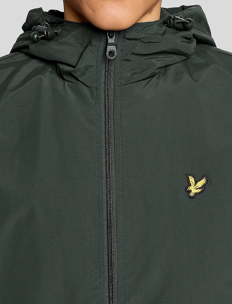 Lyle & Scott - Zip Through Hooded Jacket - vårjackor - w635 gunmetal - 5