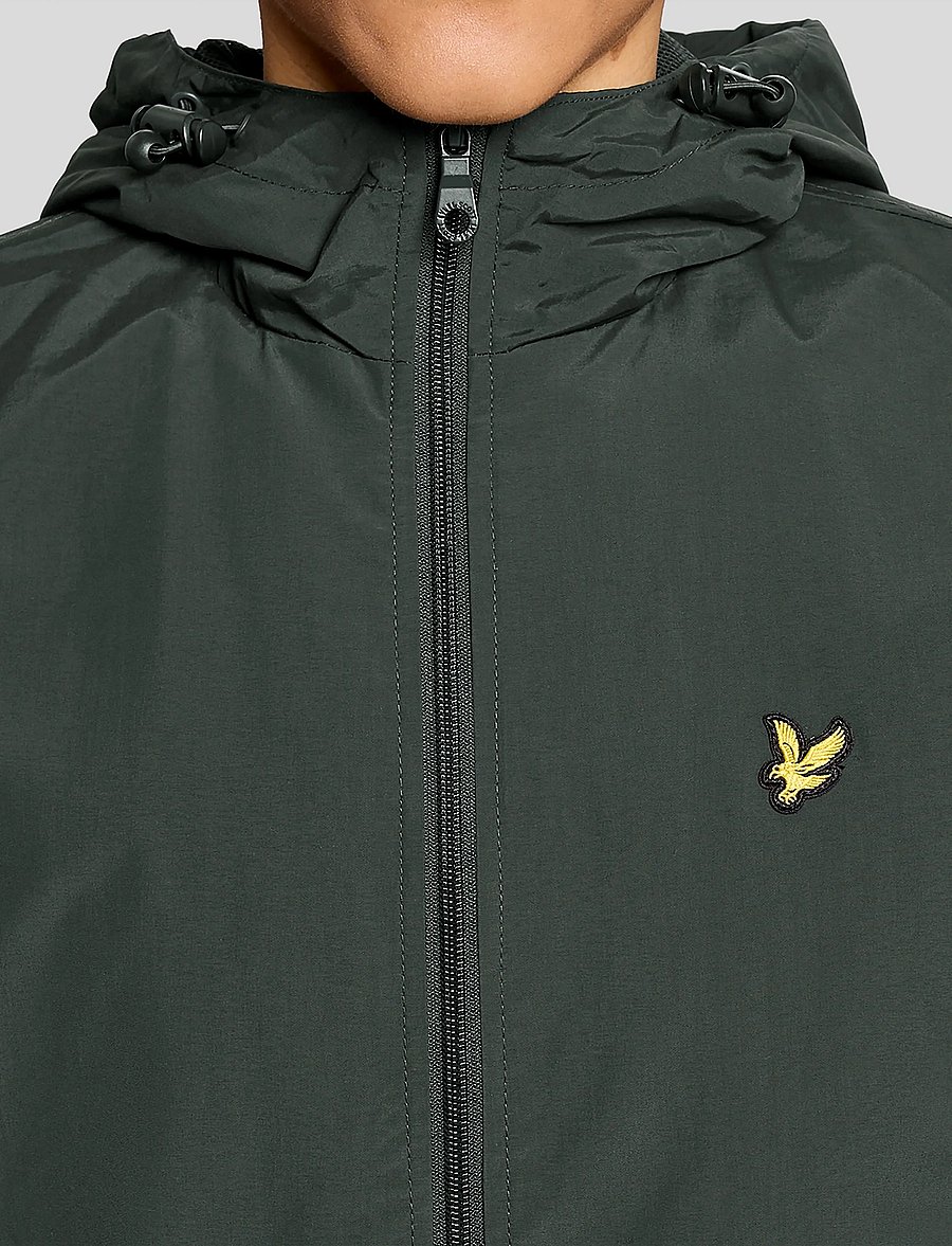 Lyle & Scott - Zip Through Hooded Jacket - frühlingsjacken - w635 gunmetal - 5