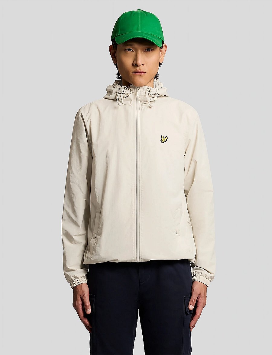 Lyle & Scott - Zip Through Hooded Jacket - efterårsjakker - w870 cove - 0
