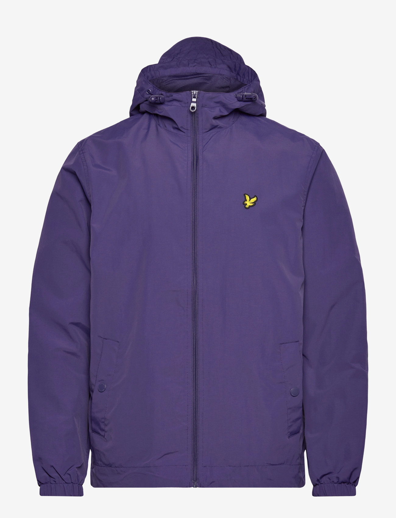 Lyle & Scott - Zip Through Hooded Jacket - efterårsjakker - x568 deep indigo - 0