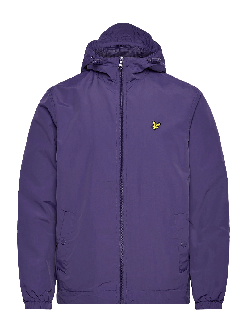 Lyle & Scott - Zip Through Hooded Jacket - efterårsjakker - x568 deep indigo - 0