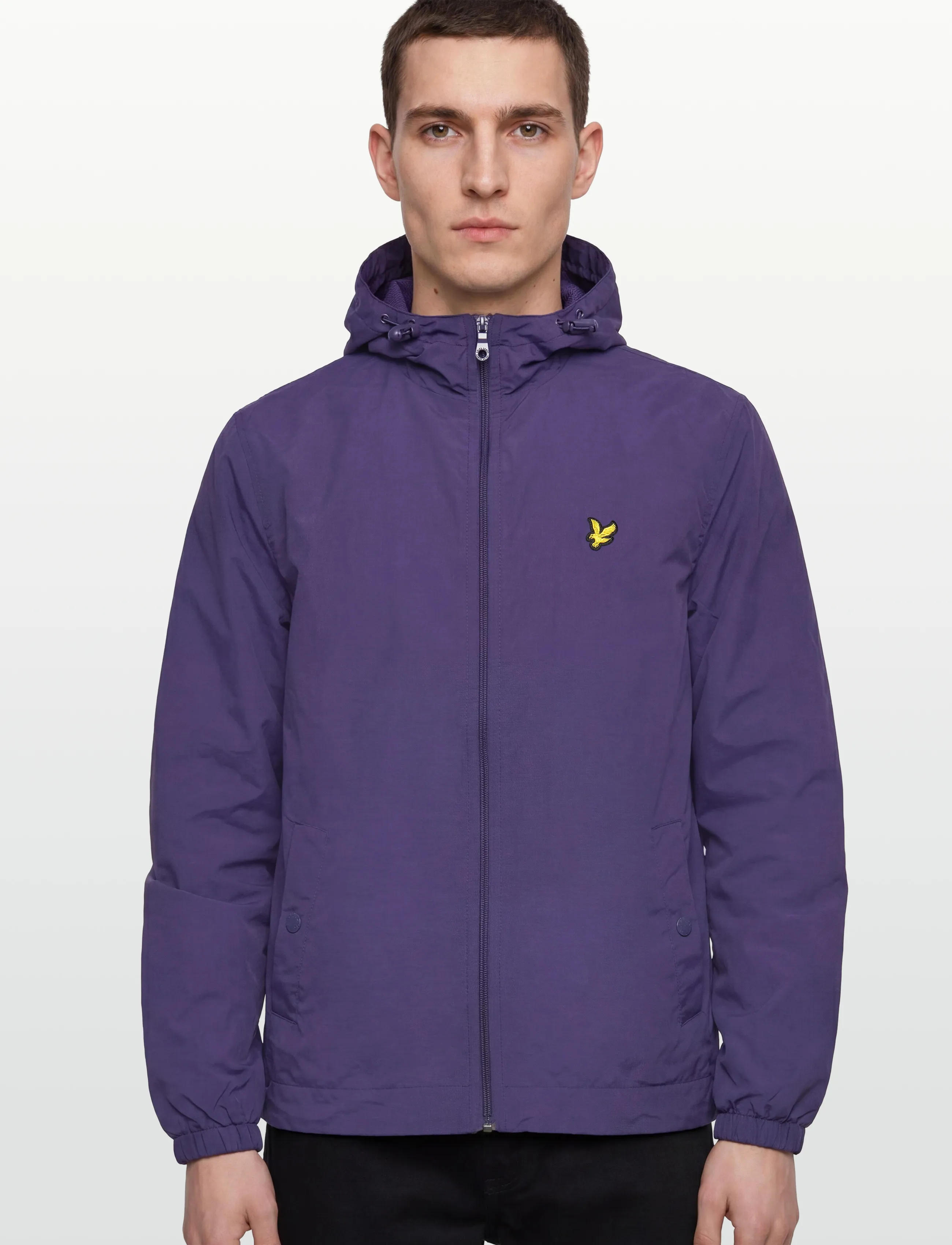 Lyle & Scott - Zip Through Hooded Jacket - kevadjoped - x568 deep indigo - 3
