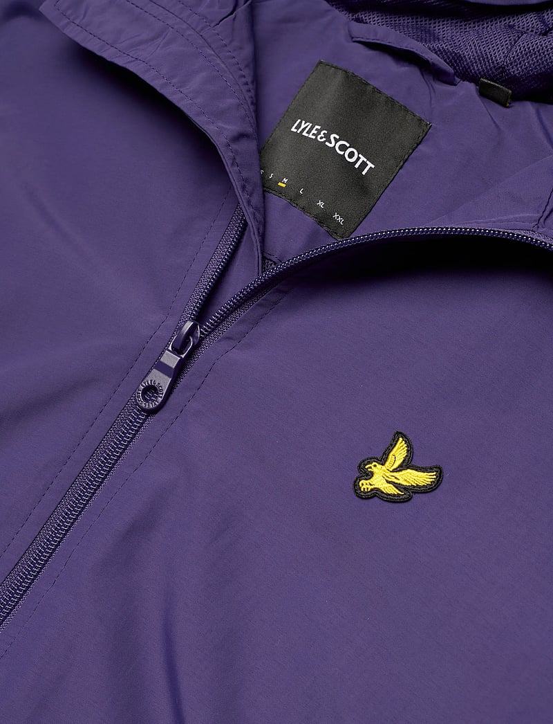 Lyle & Scott - Zip Through Hooded Jacket - efterårsjakker - x568 deep indigo - 2