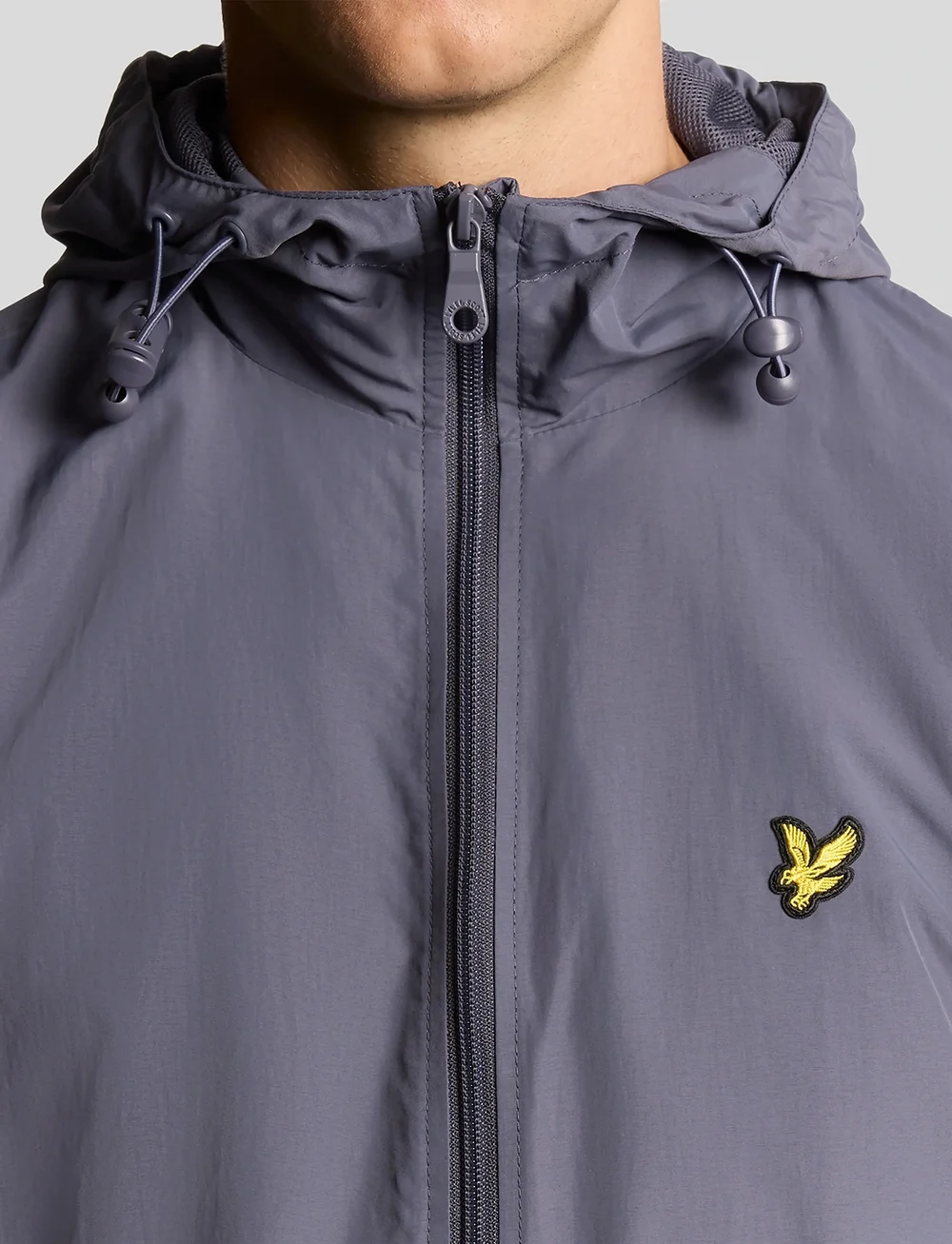 Lyle & Scott - Zip Through Hooded Jacket - efterårsjakker - x854 graystone - 5