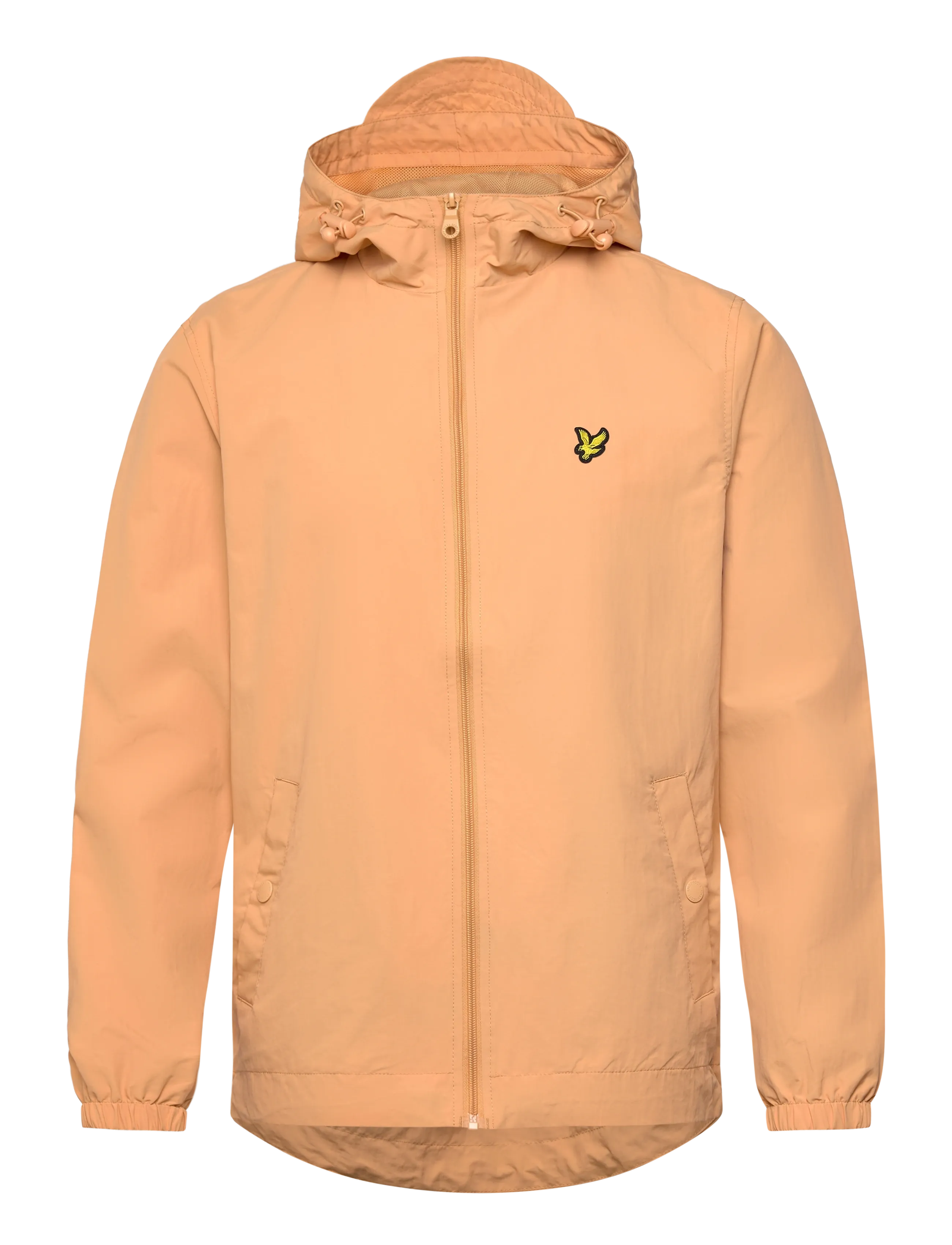 Lyle & Scott Zip Through Hooded Jacket - Joped - Y122 HONEYCOMB / orange
