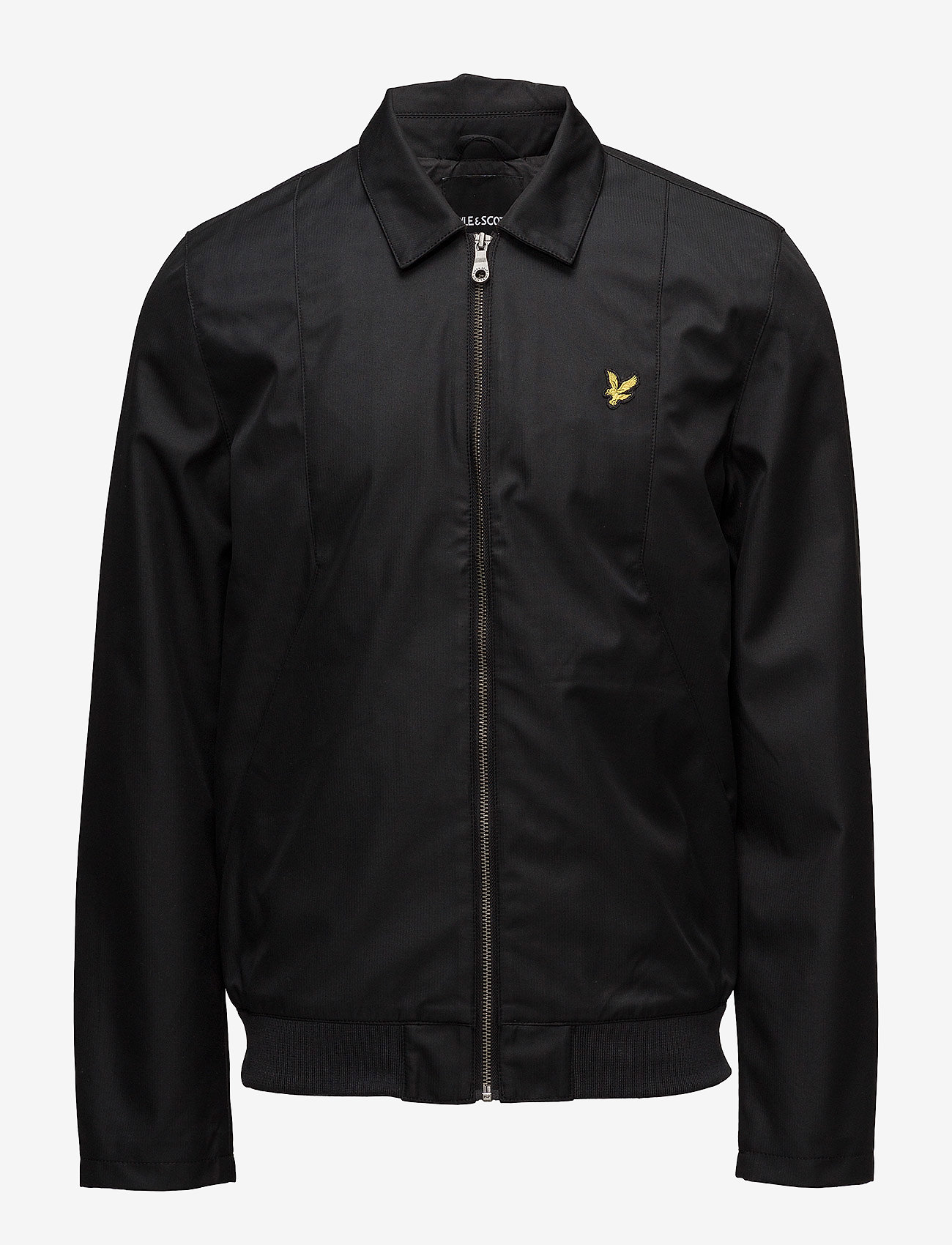 Collared Bomber Jacket - TRUE BLACK