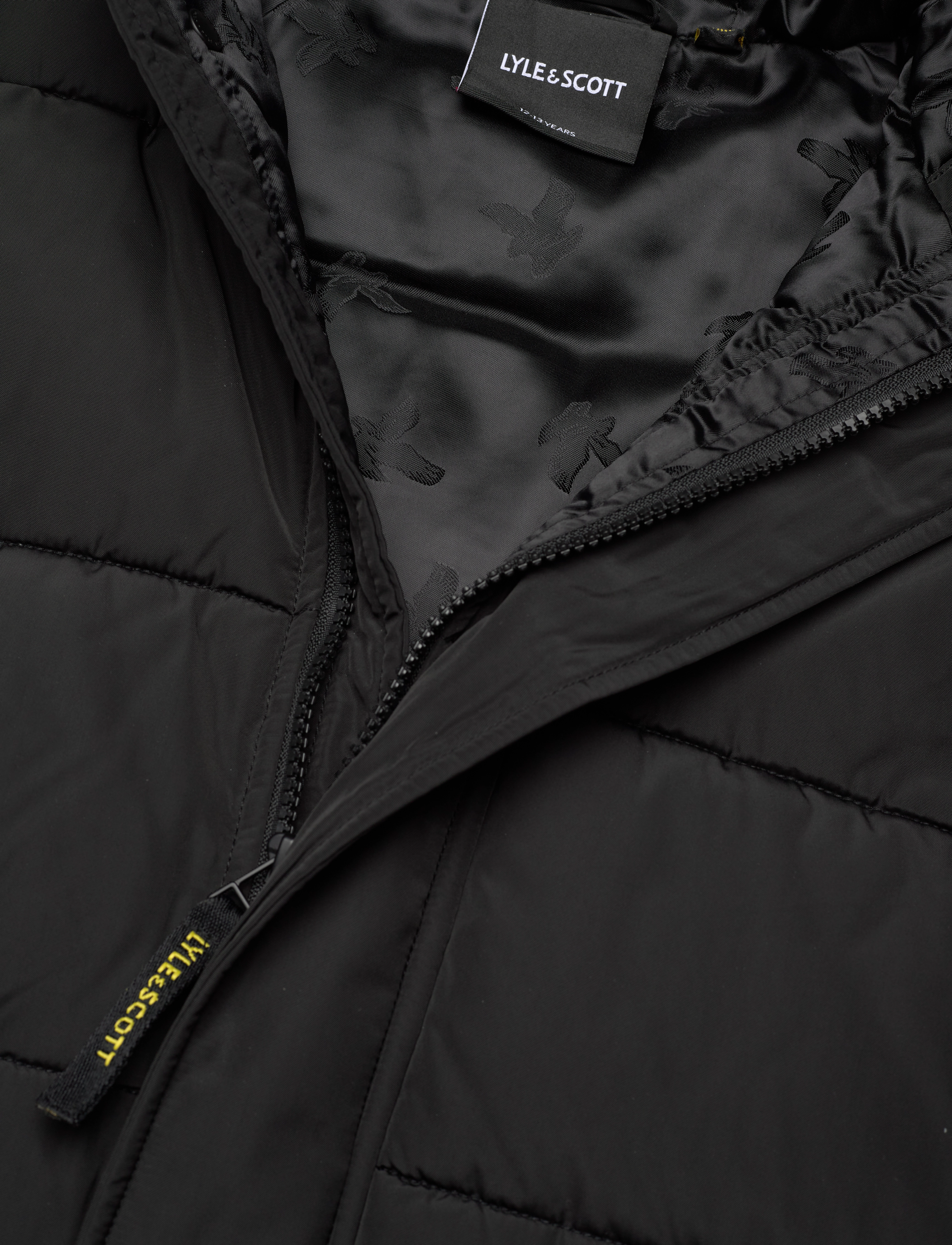 Lyle & Scott - Padded Hooded Gilet - jet black - 2