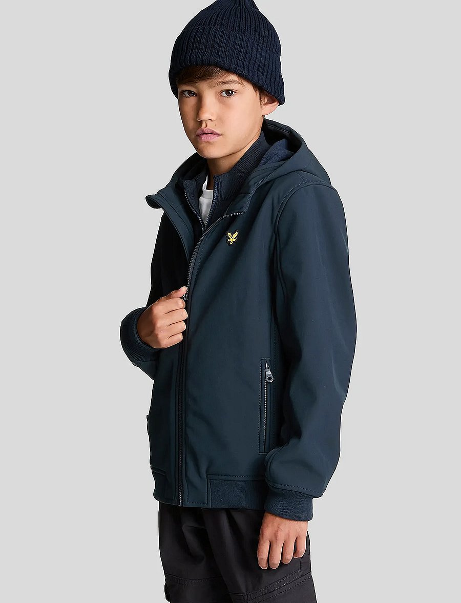 Lyle & Scott - SoftShell Hooded Jacket - dark navy - 0