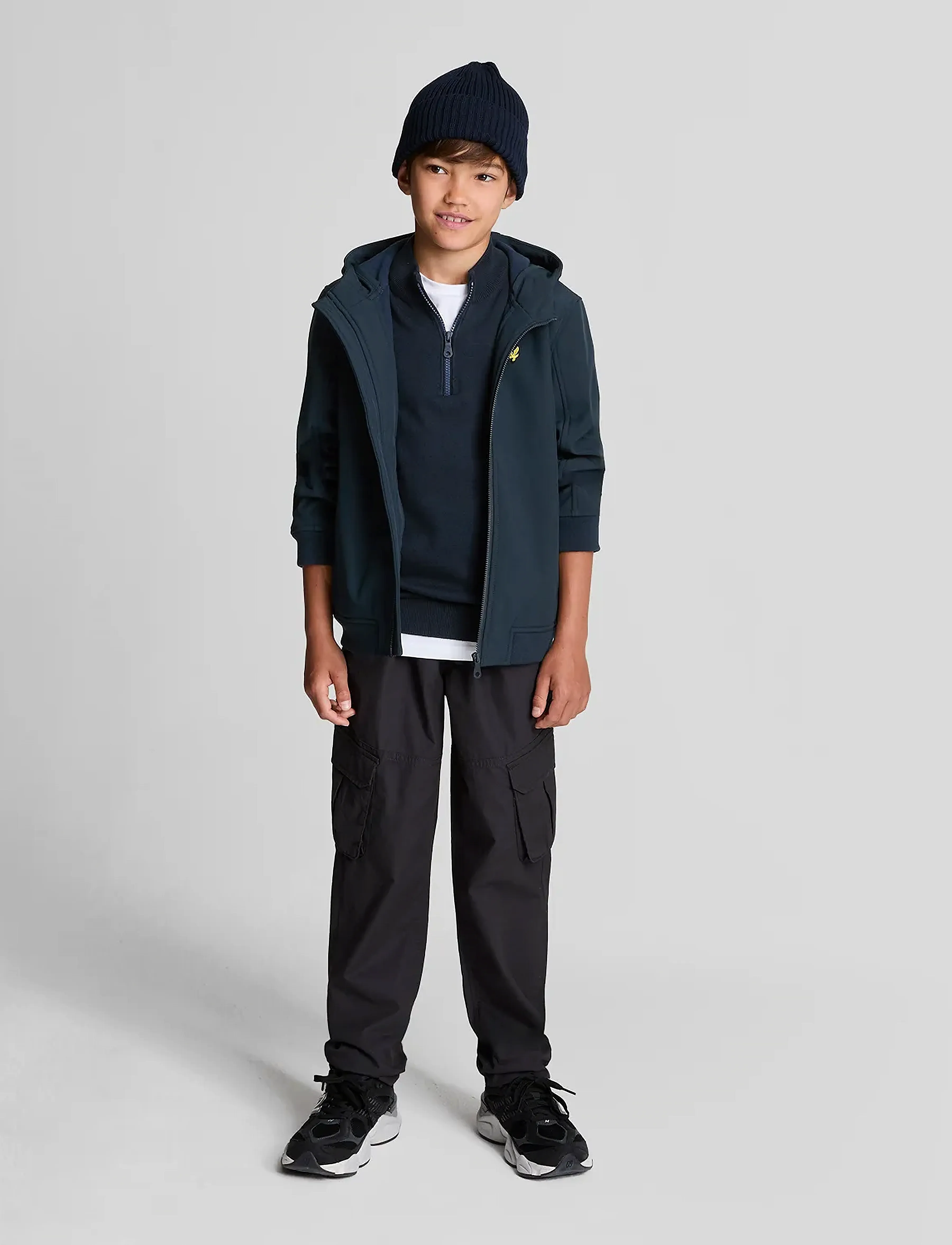Lyle & Scott - SoftShell Hooded Jacket - dark navy - 4