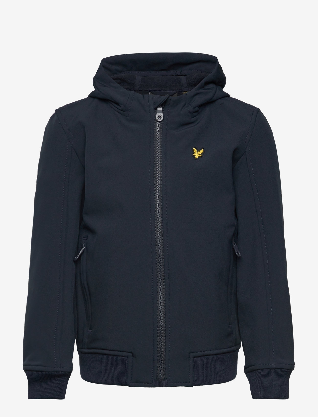 Lyle & Scott - SoftShell Hooded Jacket - höstkläder - z271 dark navy - 1