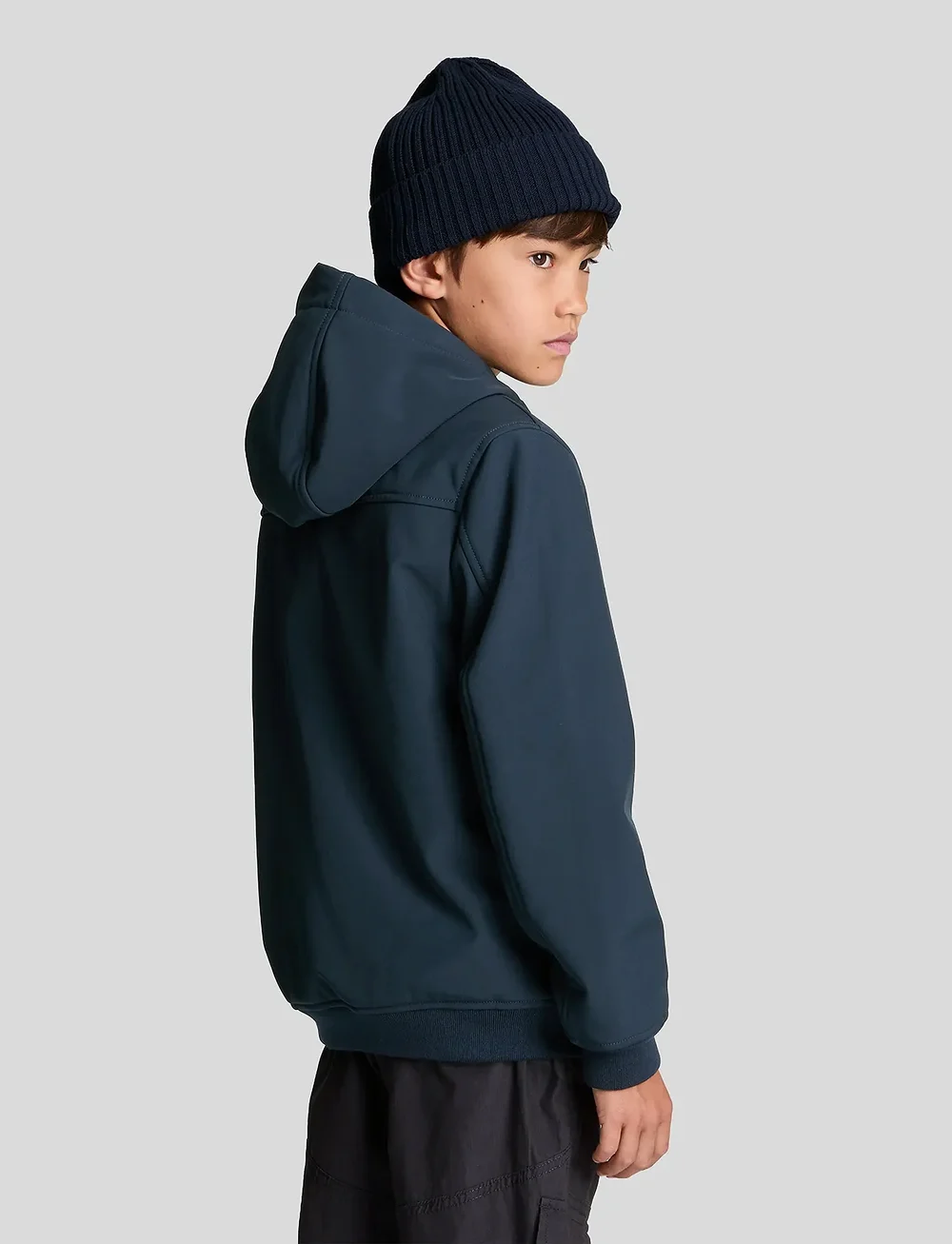 Lyle & Scott - SoftShell Hooded Jacket - hoodies - z271 dark navy - 3