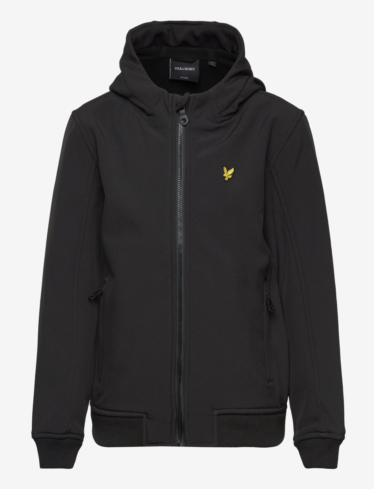 Lyle & Scott - SoftShell Hooded Jacket - kapuutsiga dressipluusid - z865 jet black - 1