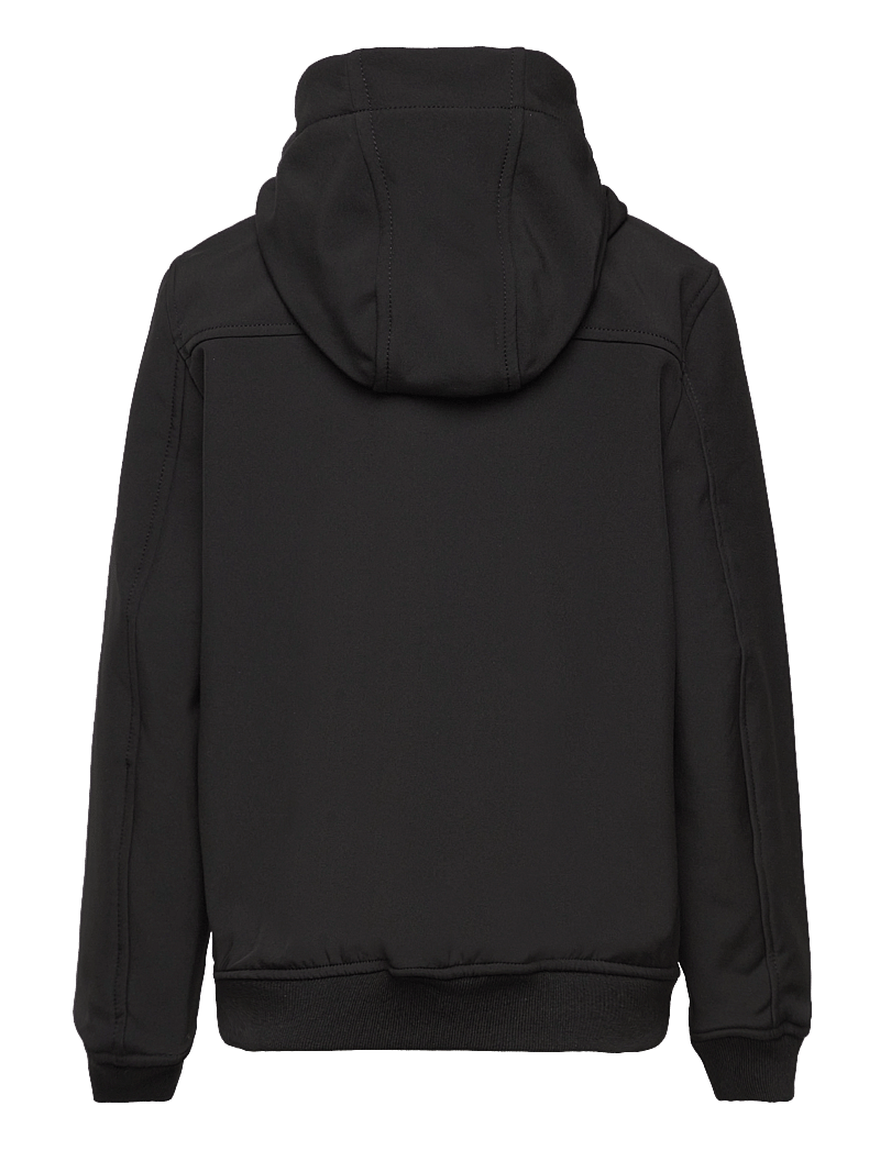 Lyle & Scott - SoftShell Hooded Jacket - hættetrøjer - z865 jet black - 2